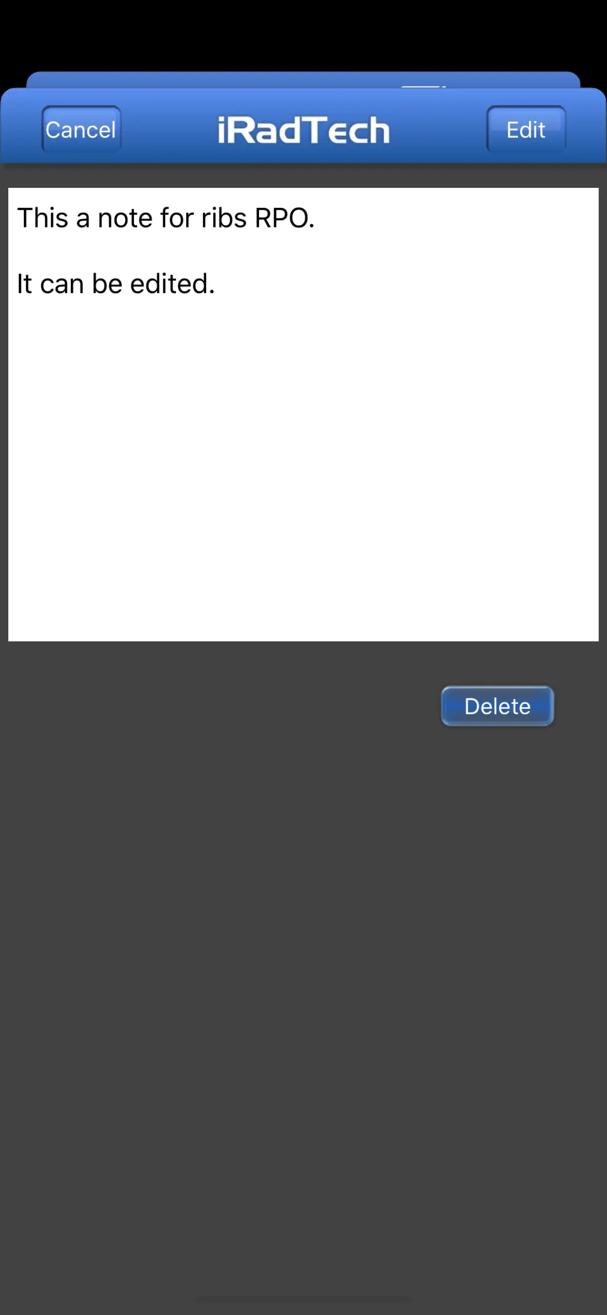 iRadTech app store screenshot 6 — Unknown (iOS)
