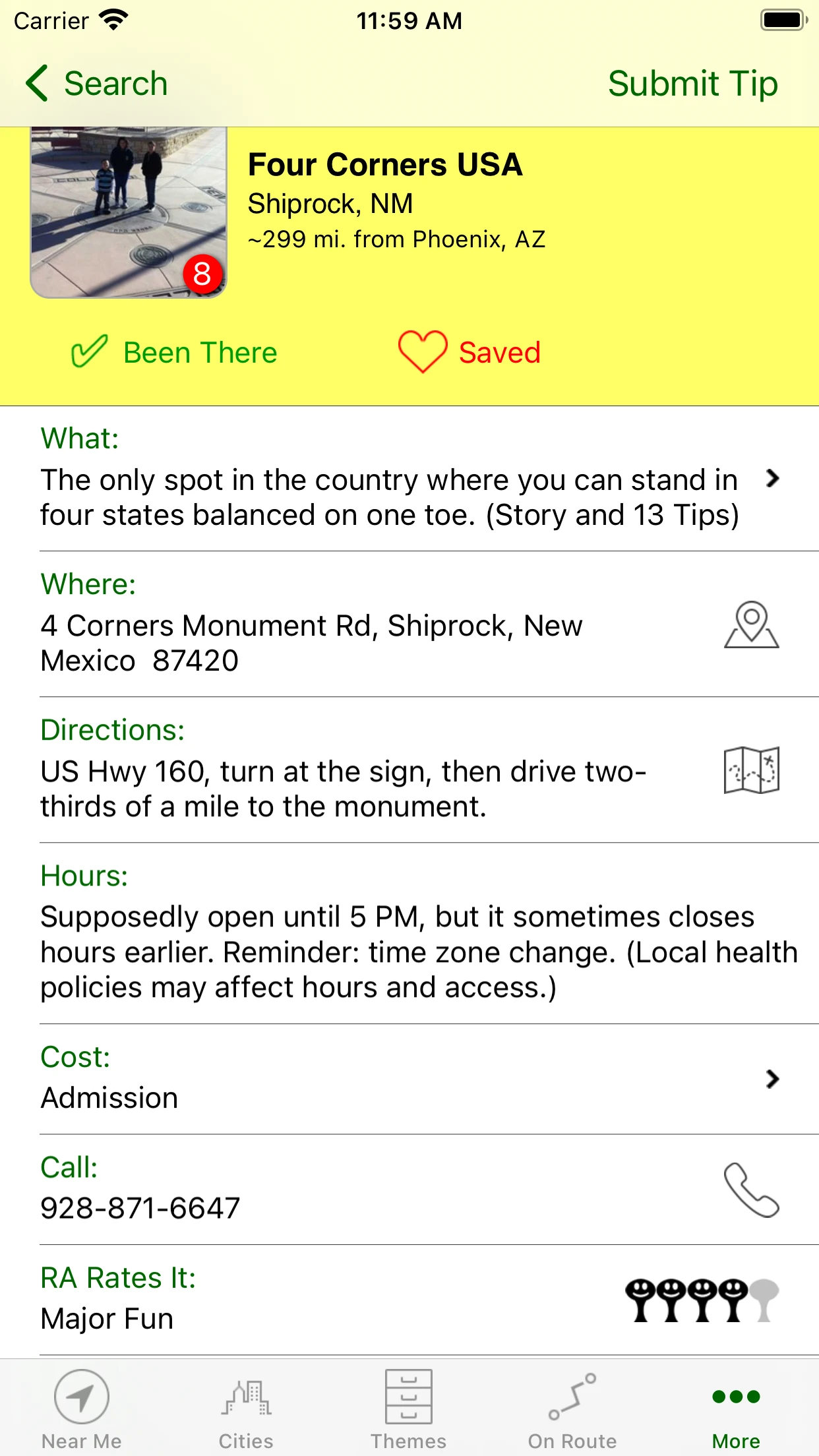 Roadside America app store screenshot 3 — Travel (iOS)