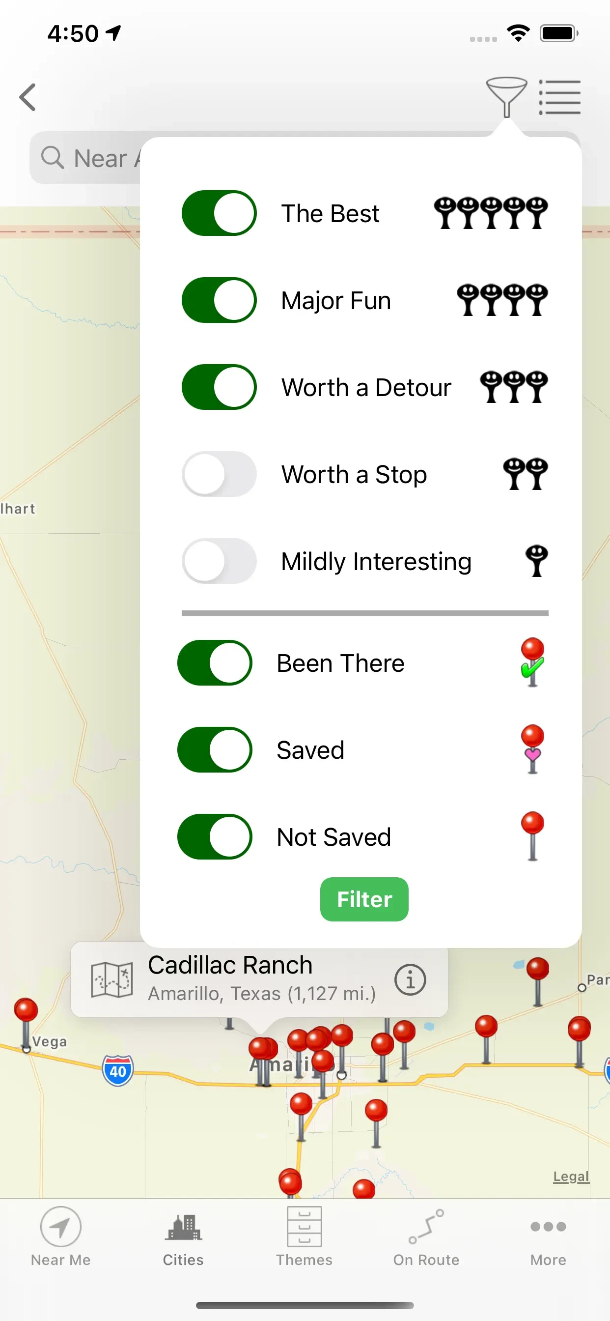 Roadside America app store screenshot 3 — Travel (iOS)