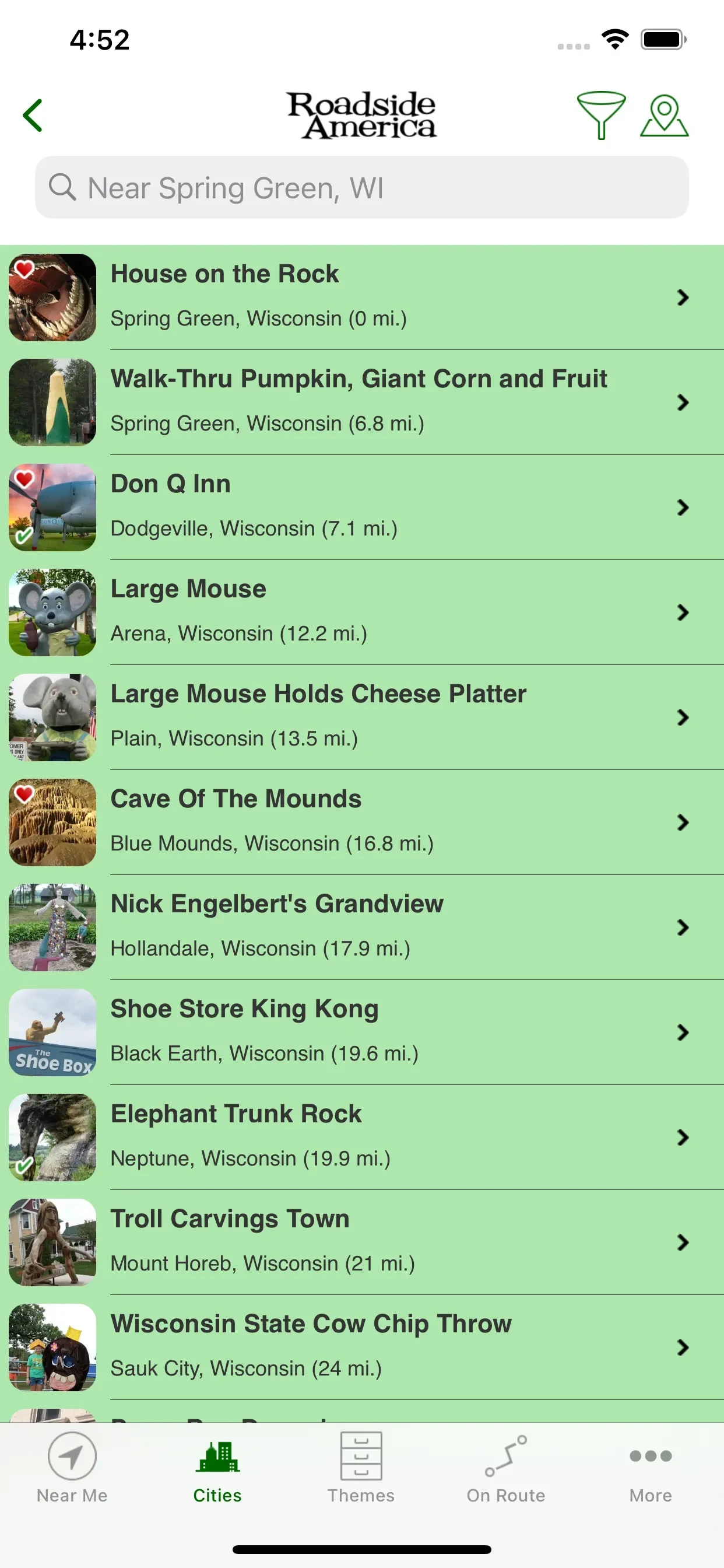 Roadside America app store screenshot 8 — Travel (iOS)