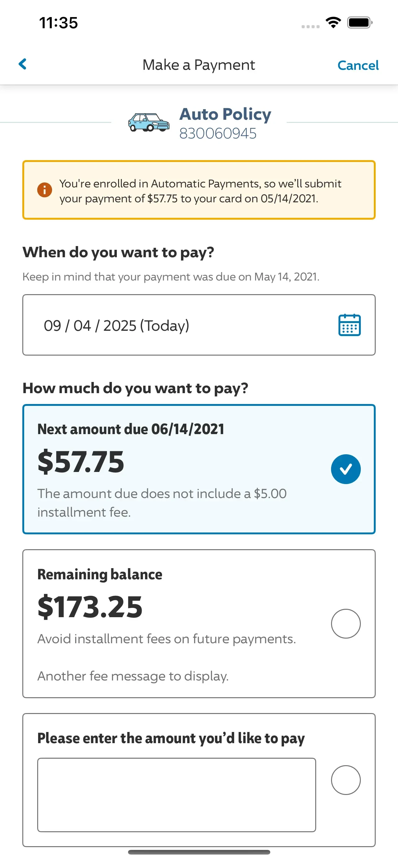 Progressive app store screenshot 4 — Finance (iOS)
