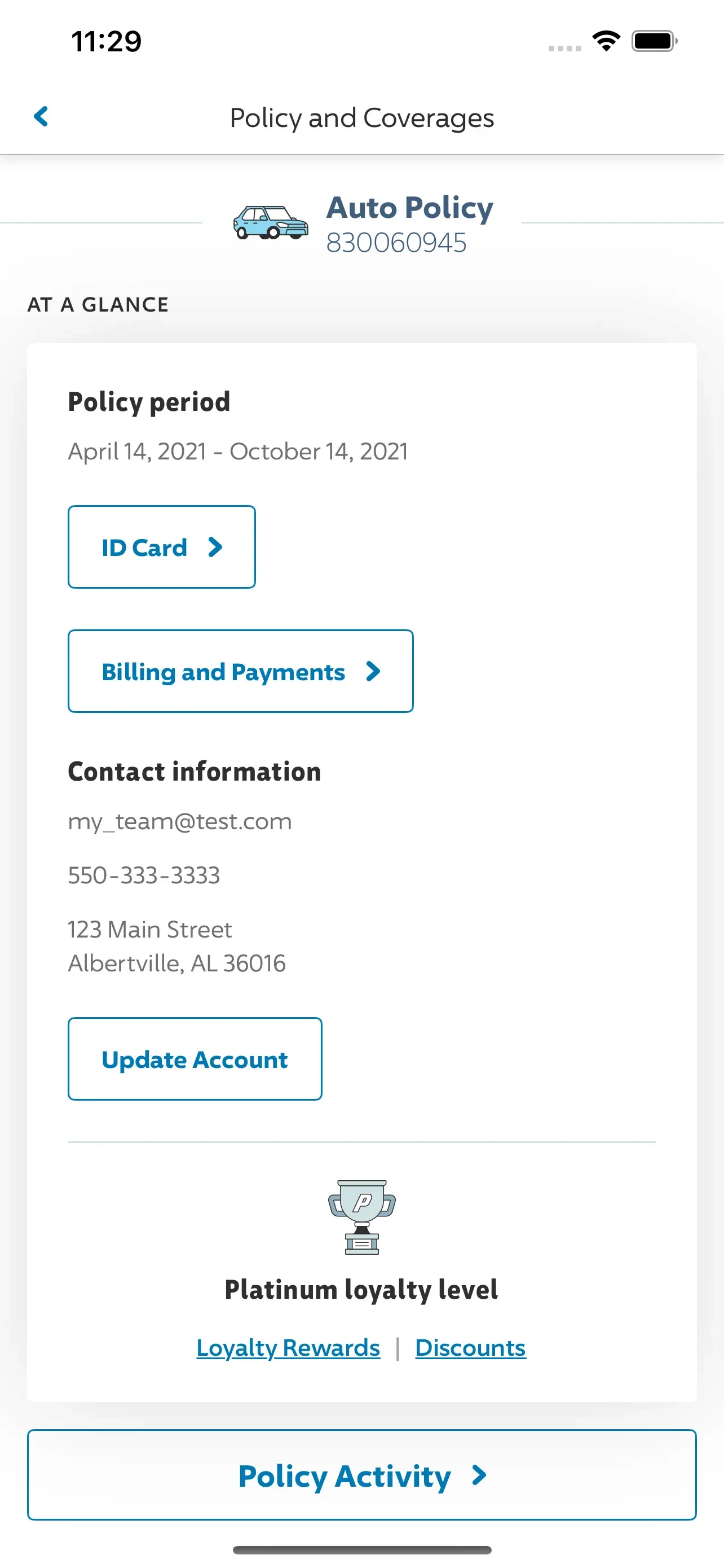 Progressive app store screenshot 5 — Finance (iOS)