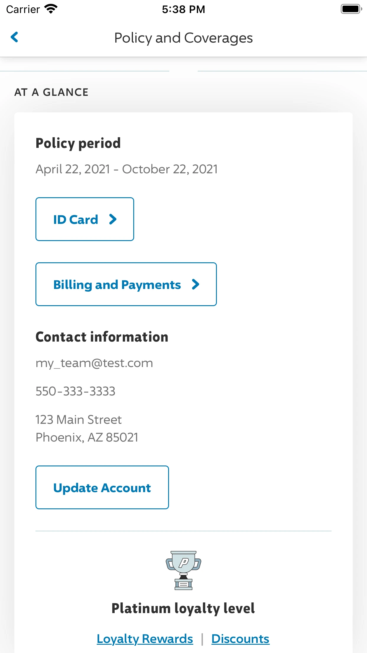 Progressive app store screenshot 5 — Finance (iOS)