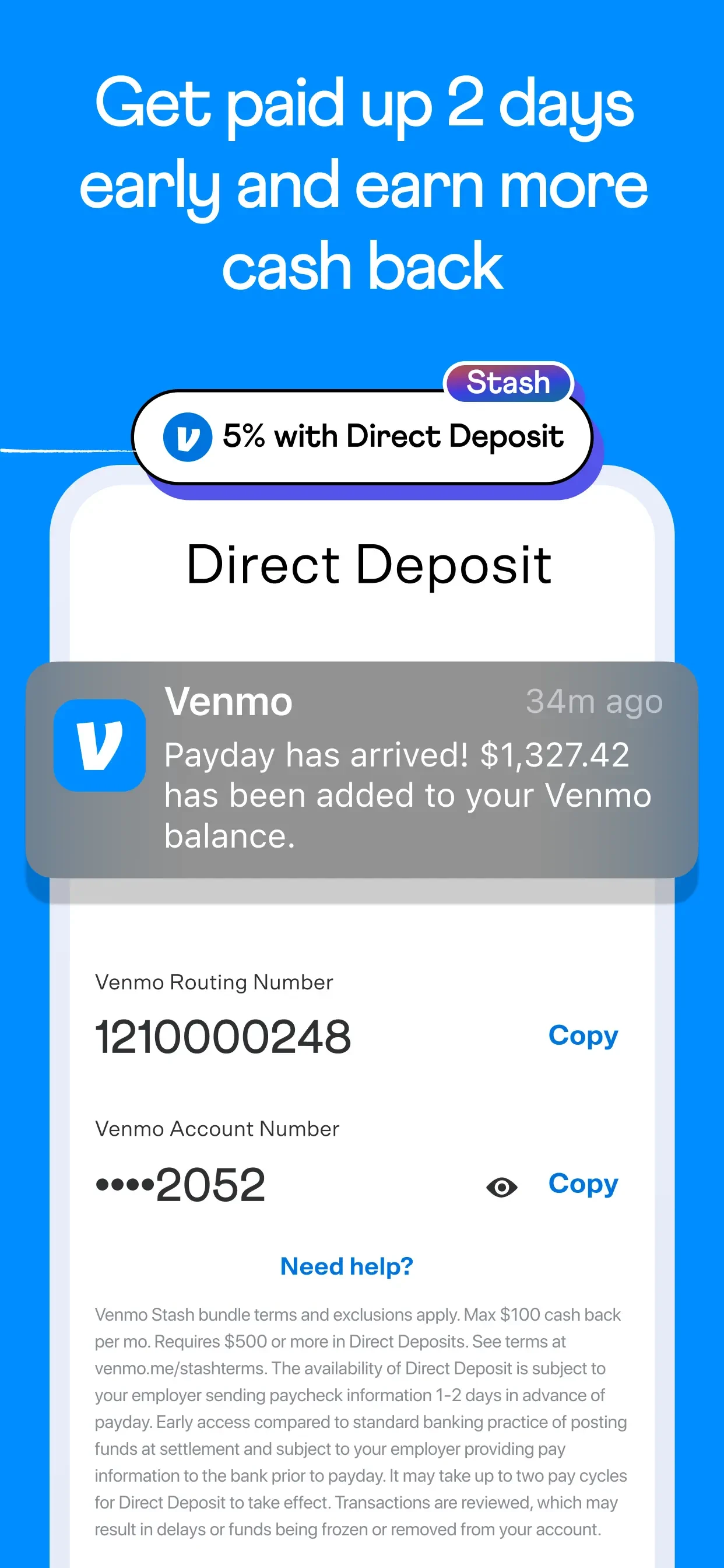 Venmo app store screenshot 2 — Finance (iOS)