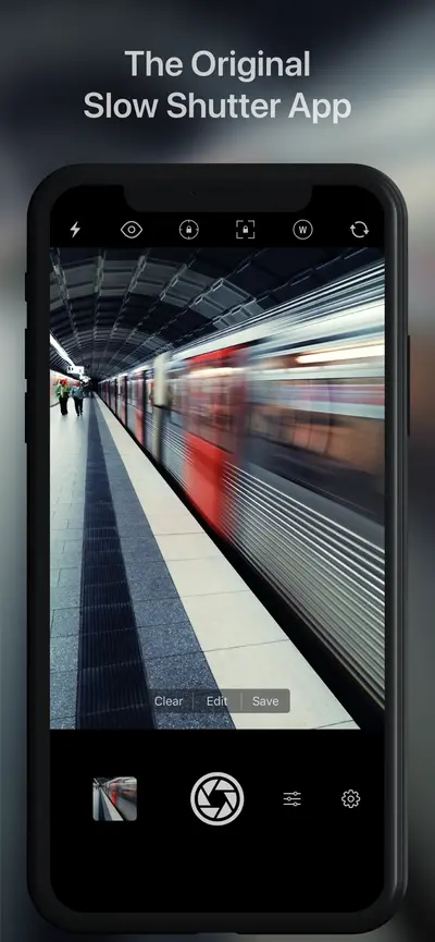 Slow Shutter Cam app store screenshot 1 — Unknown (iOS)