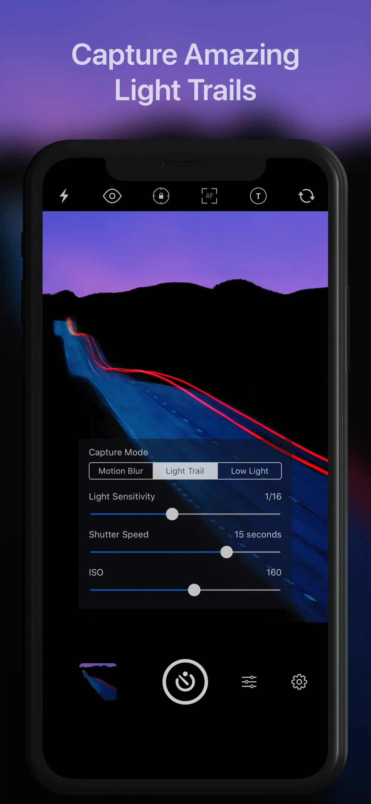 Slow Shutter Cam app store screenshot 3 — Unknown (iOS)