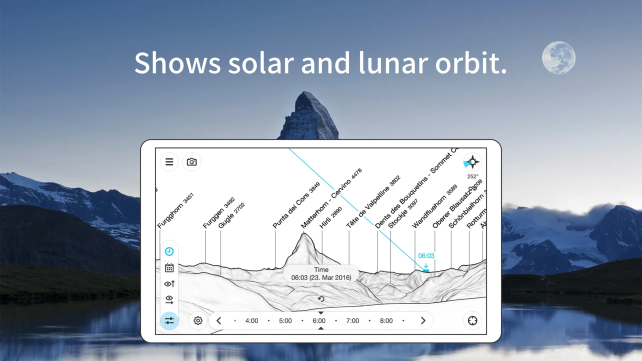 PeakFinder app store screenshot 5 — Travel (iOS)