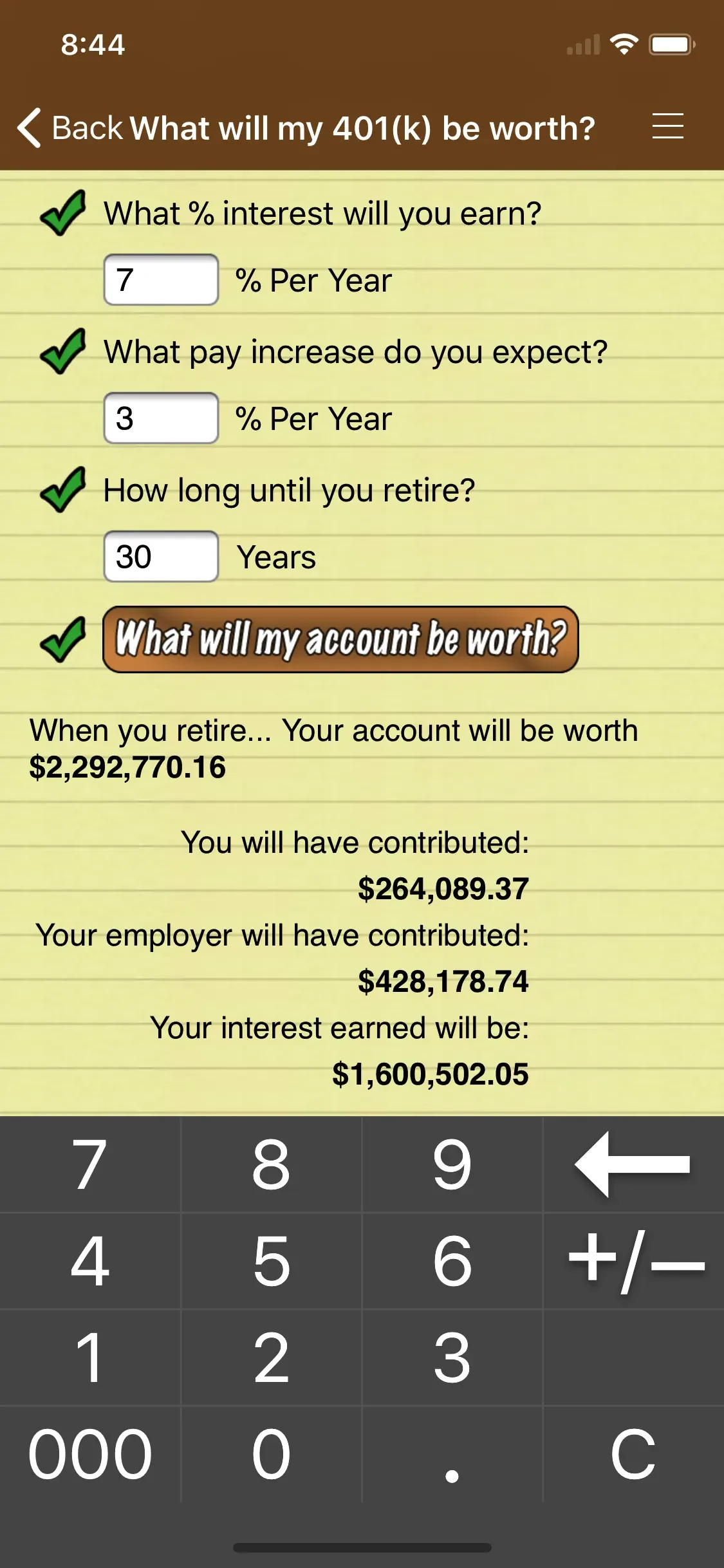 10bii Financial Calculator app store screenshot 5 — Unknown (iOS)