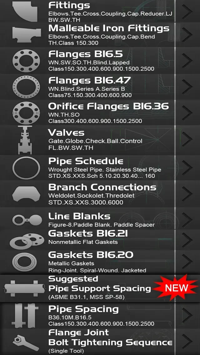 Piping DataBase - XTREME app store screenshot 2 — Unknown (iOS)