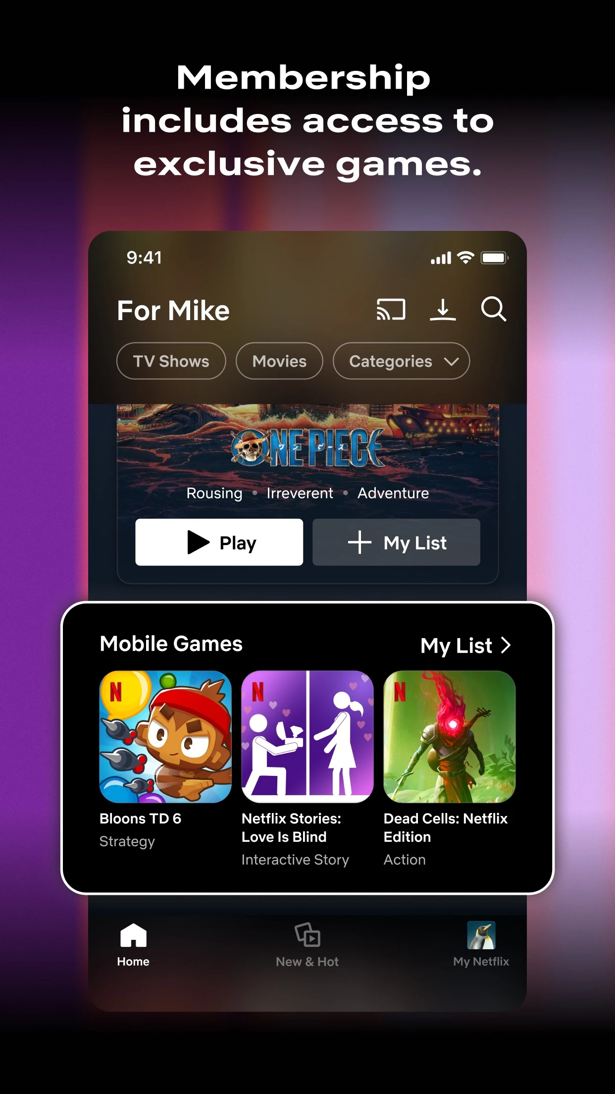 Netflix app store screenshot 3 — Entertainment (iOS)