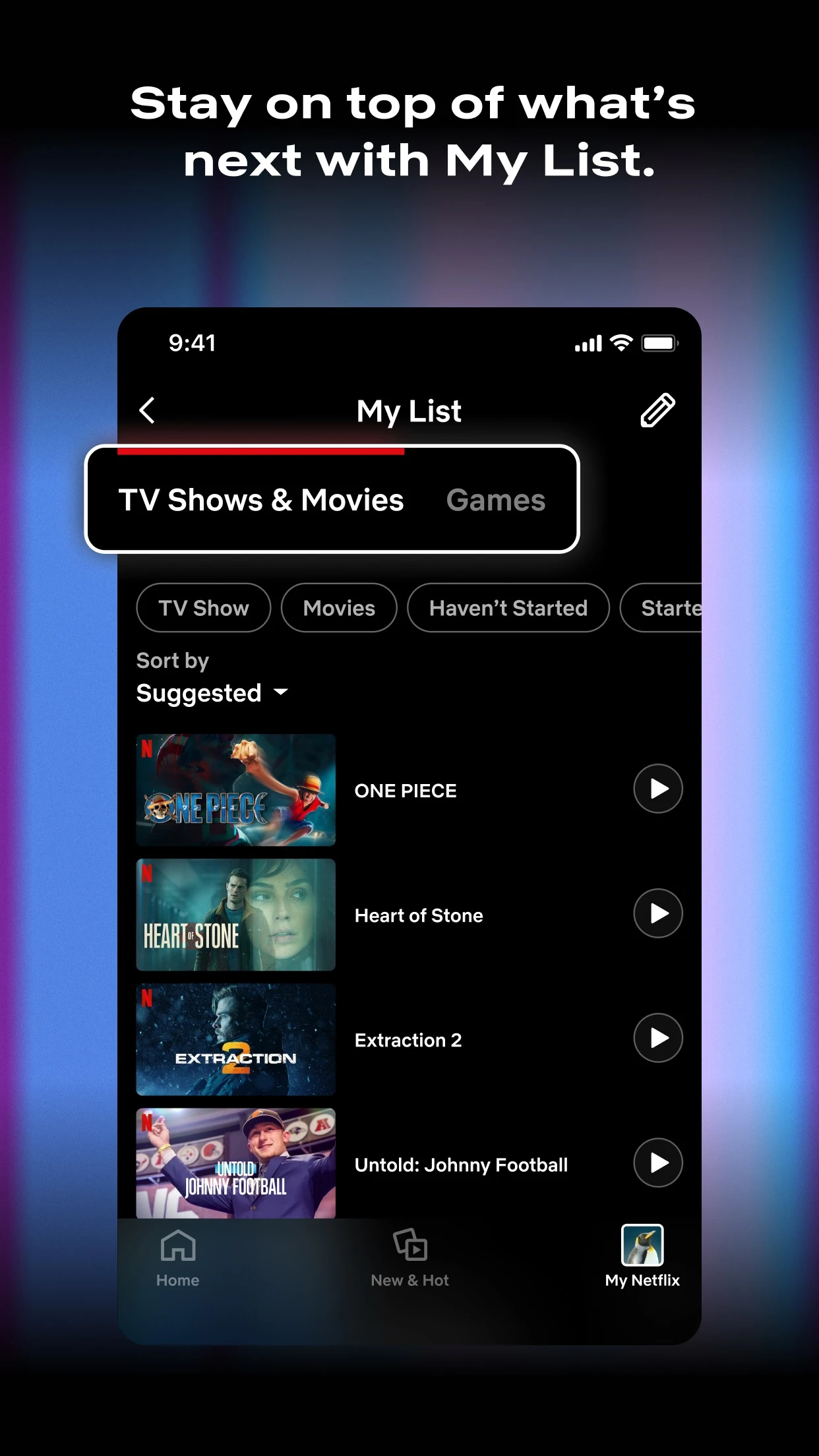 Netflix app store screenshot 5 — Entertainment (iOS)