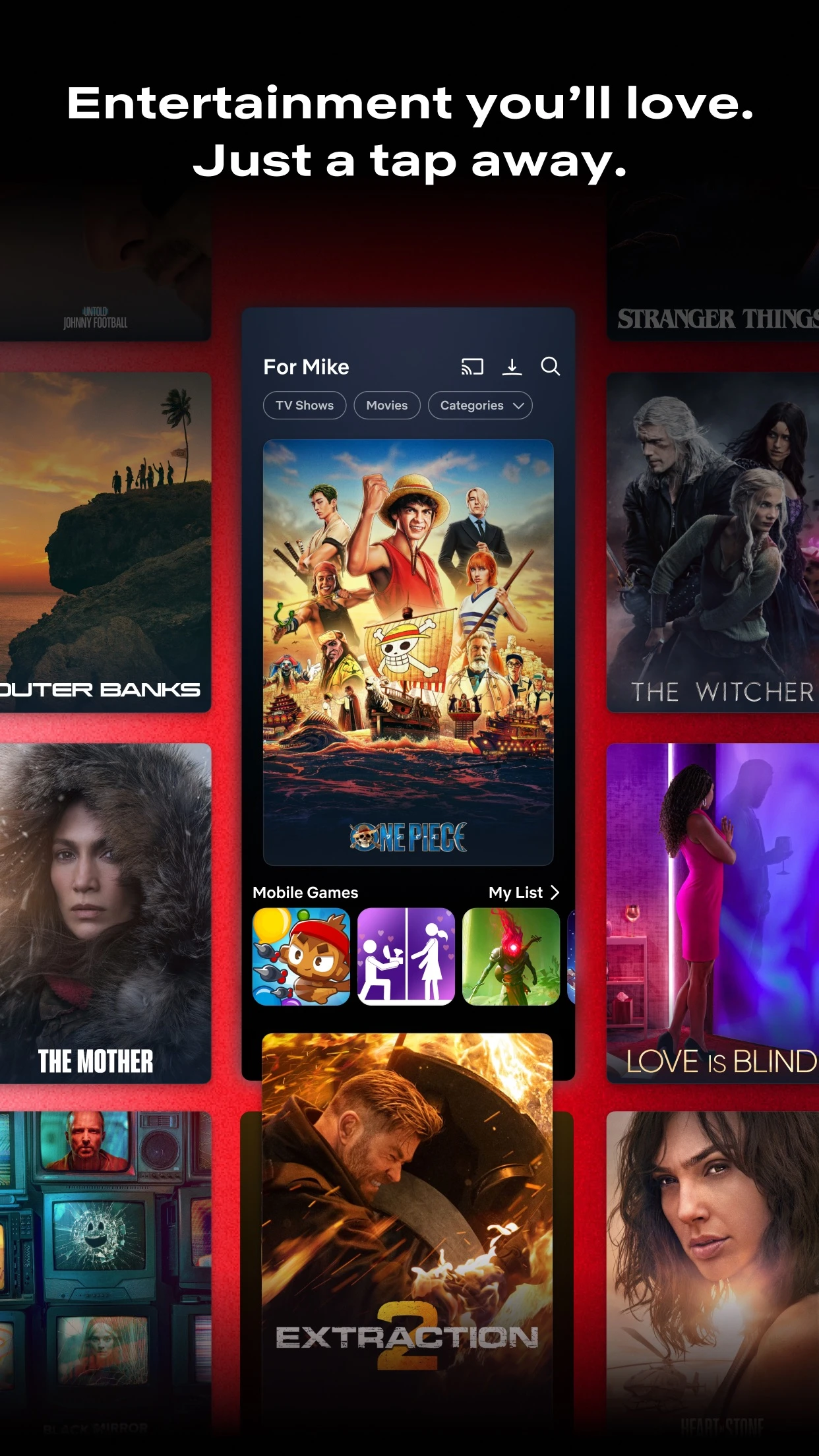 Netflix app store screenshot 6 — Entertainment (iOS)