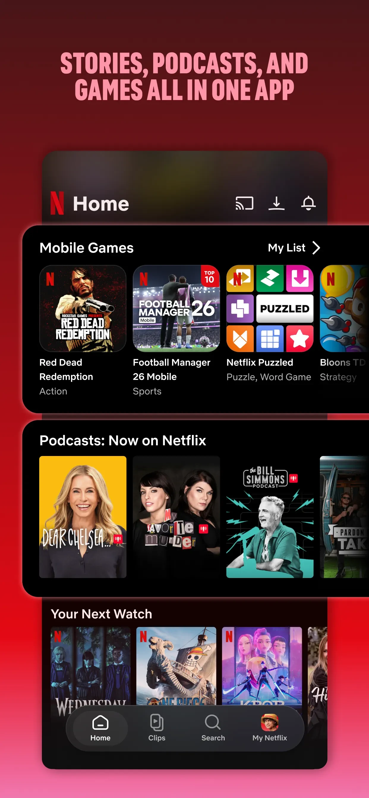 Netflix app store screenshot 3 — Entertainment (iOS)