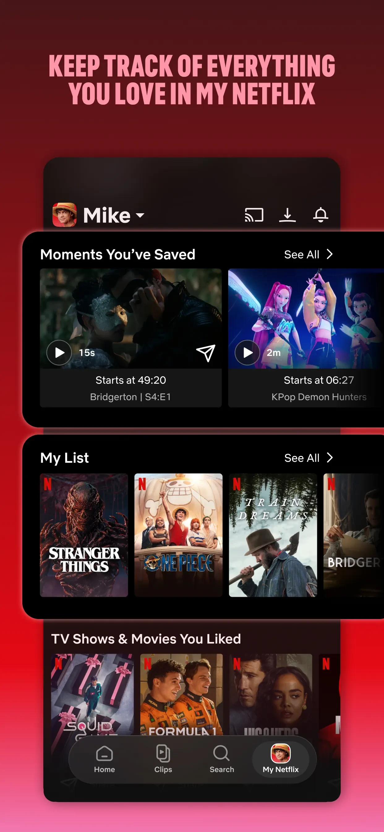 Netflix app store screenshot 4 — Entertainment (iOS)