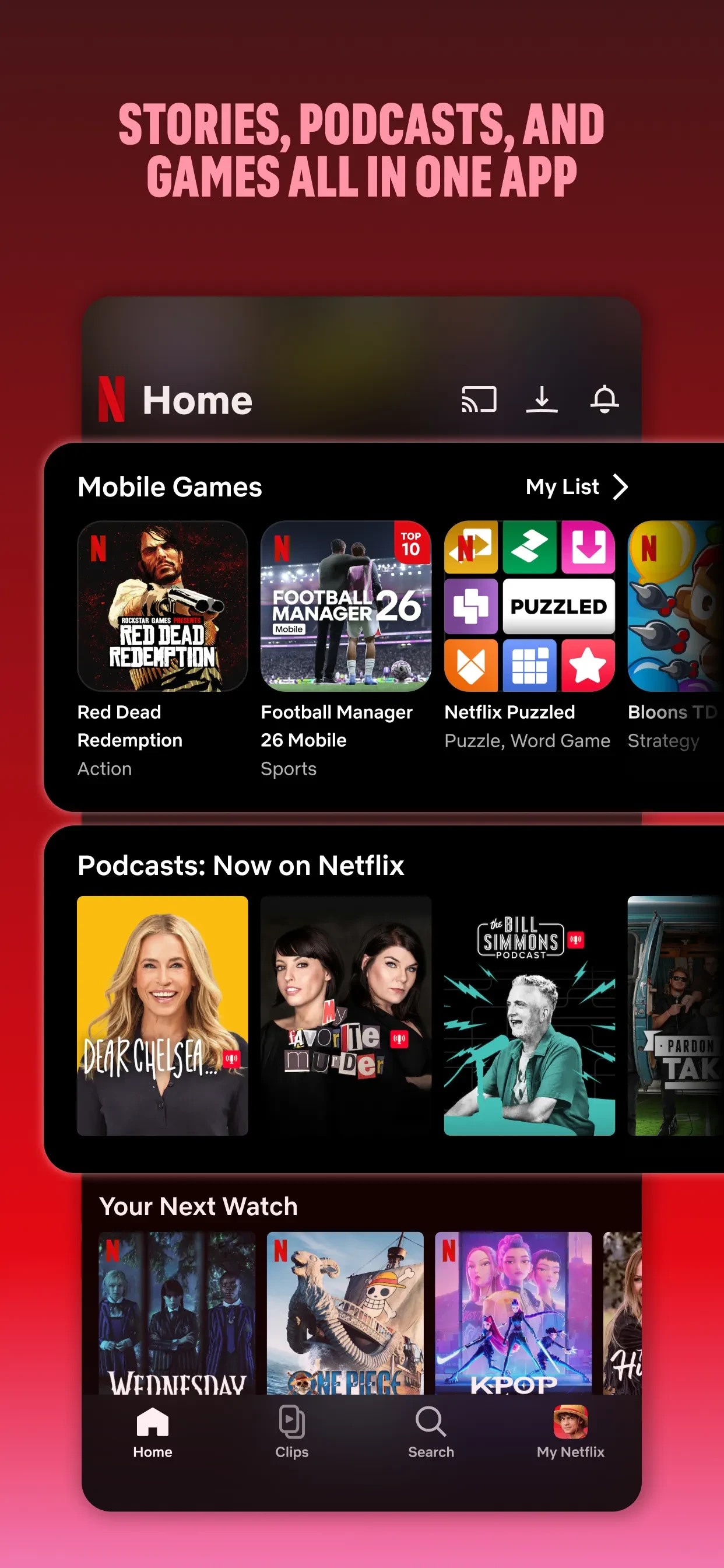 Netflix app store screenshot 2 — Entertainment (iOS)
