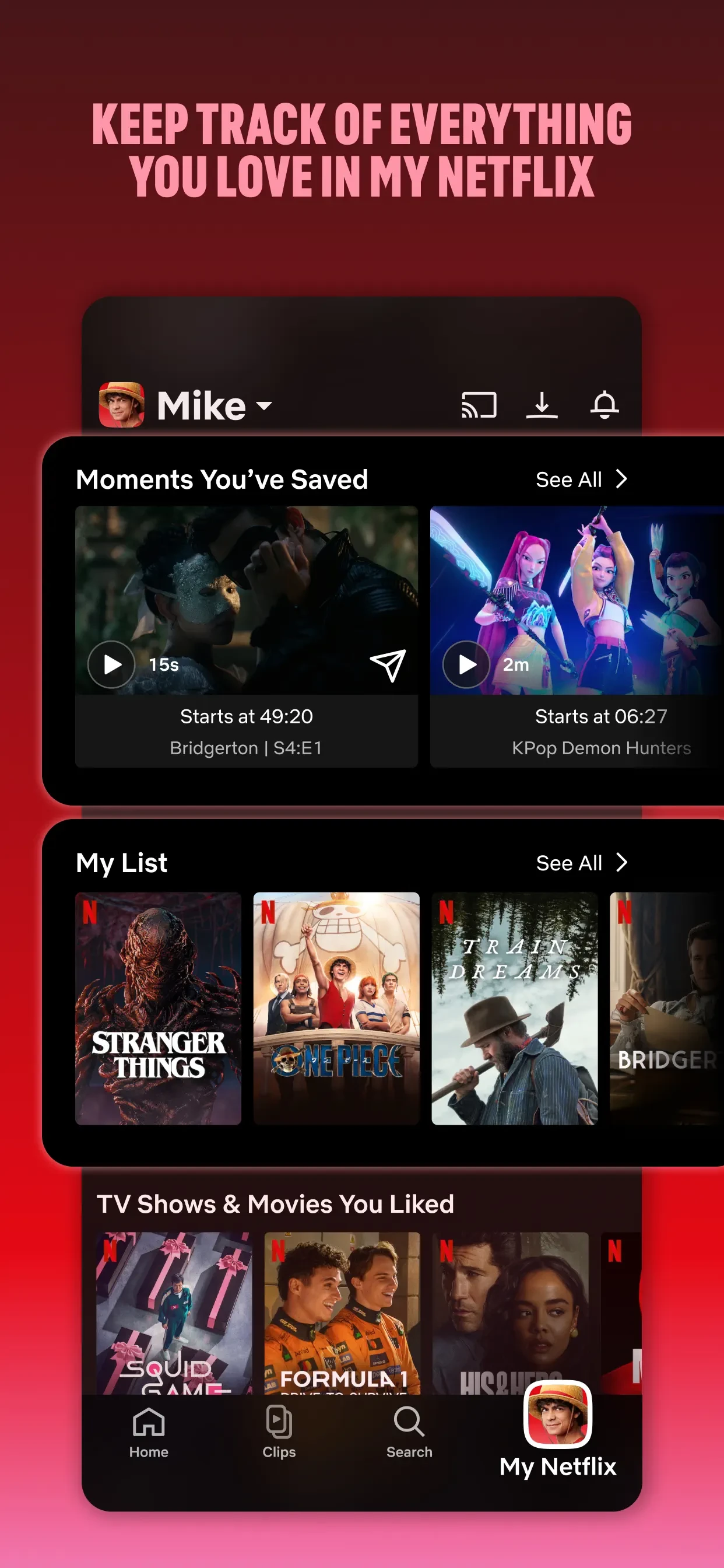 Netflix app store screenshot 3 — Entertainment (iOS)