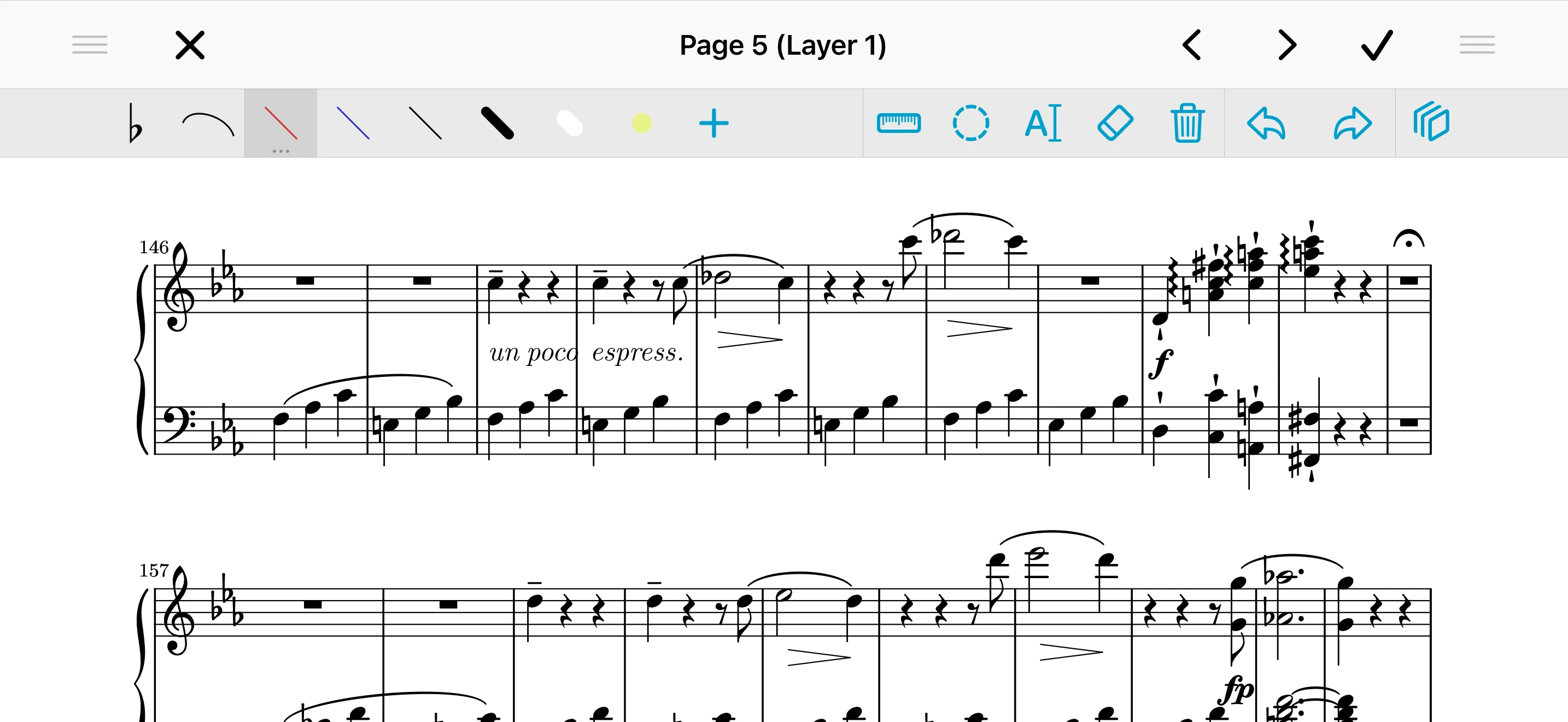 forScore app store screenshot 3 — Music (iOS)