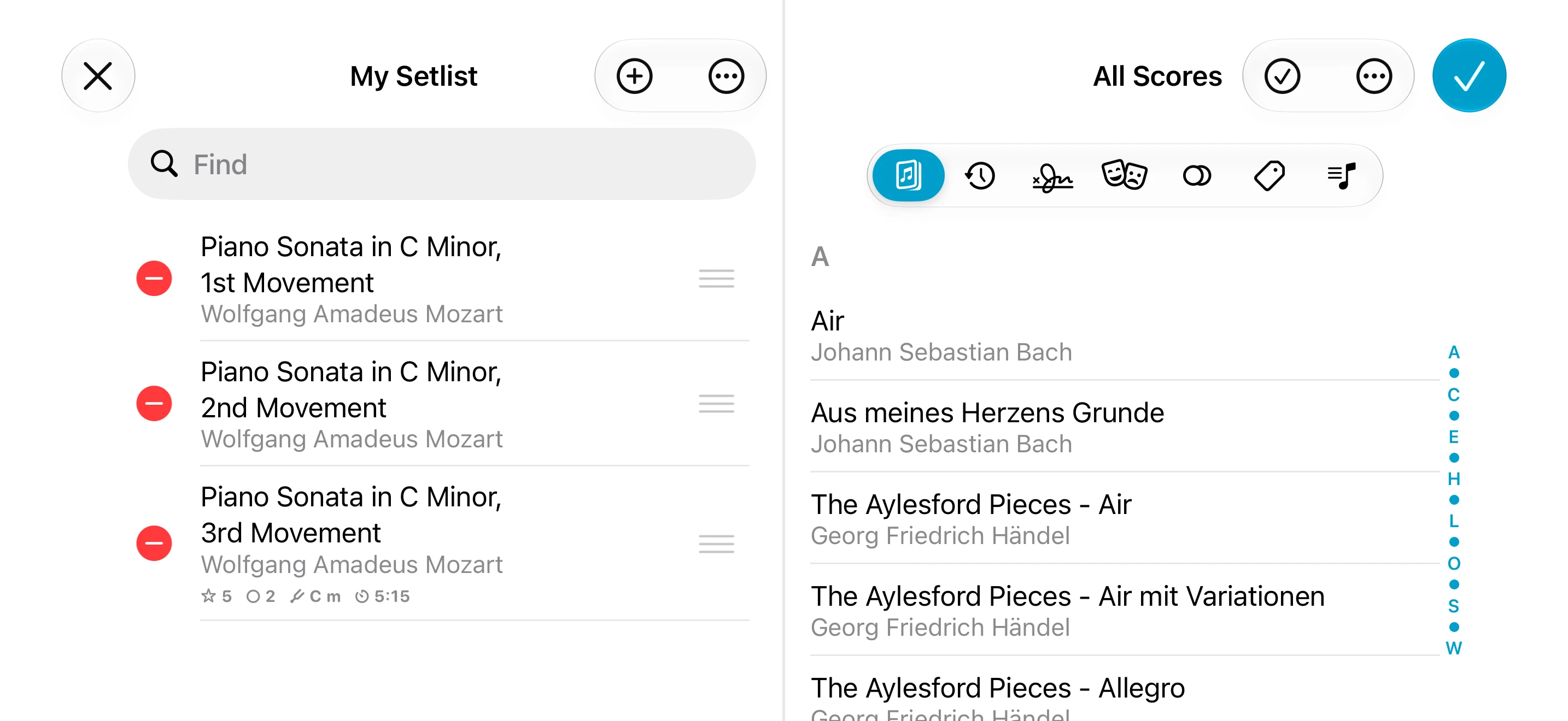 forScore app store screenshot 4 — Music (iOS)