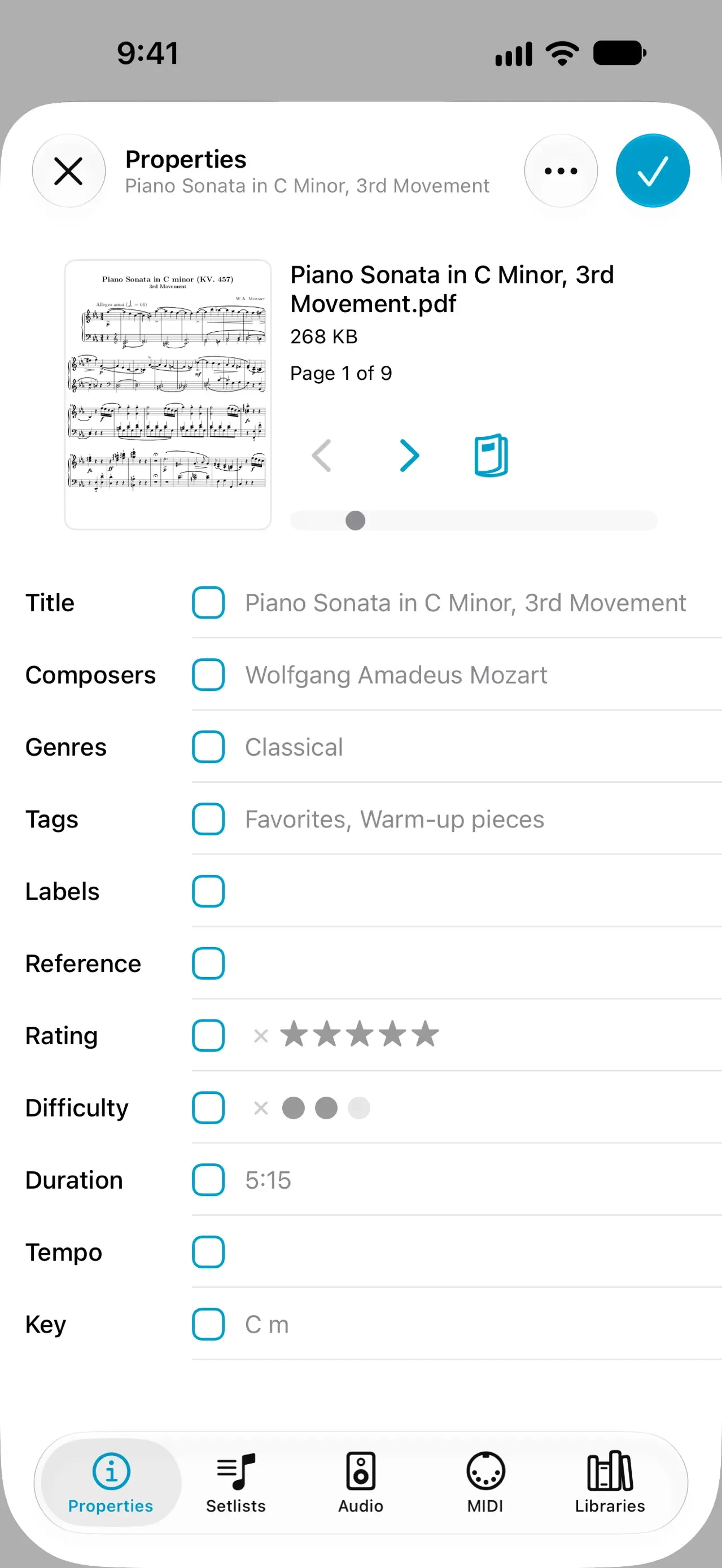 forScore app store screenshot 7 — Music (iOS)