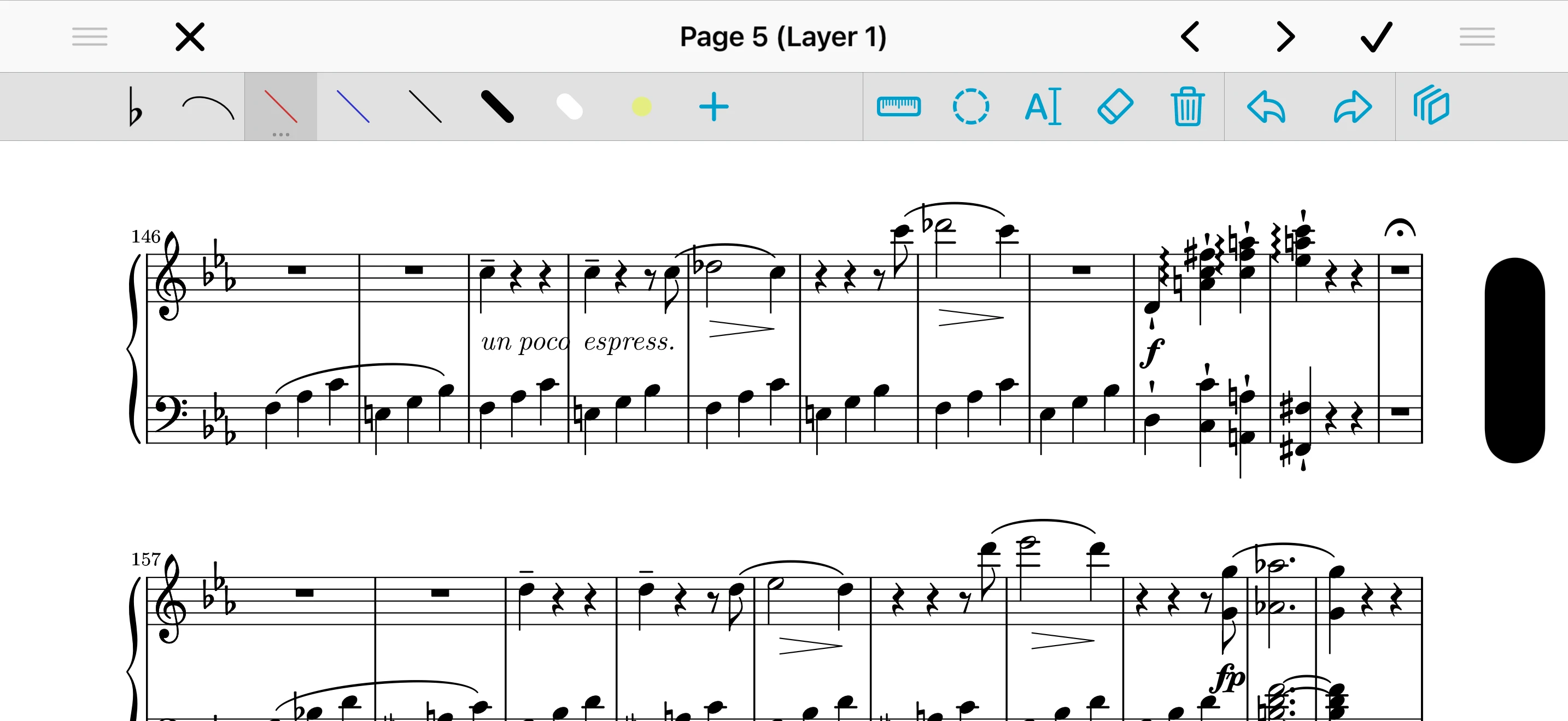 forScore app store screenshot 3 — Music (iOS)
