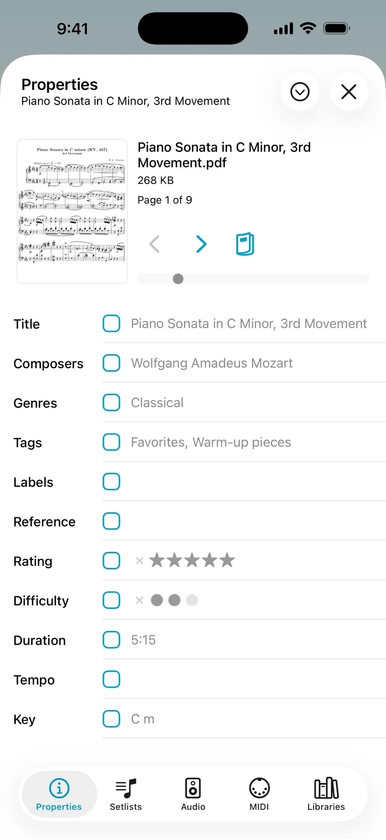 forScore app store screenshot 8 — Music (iOS)