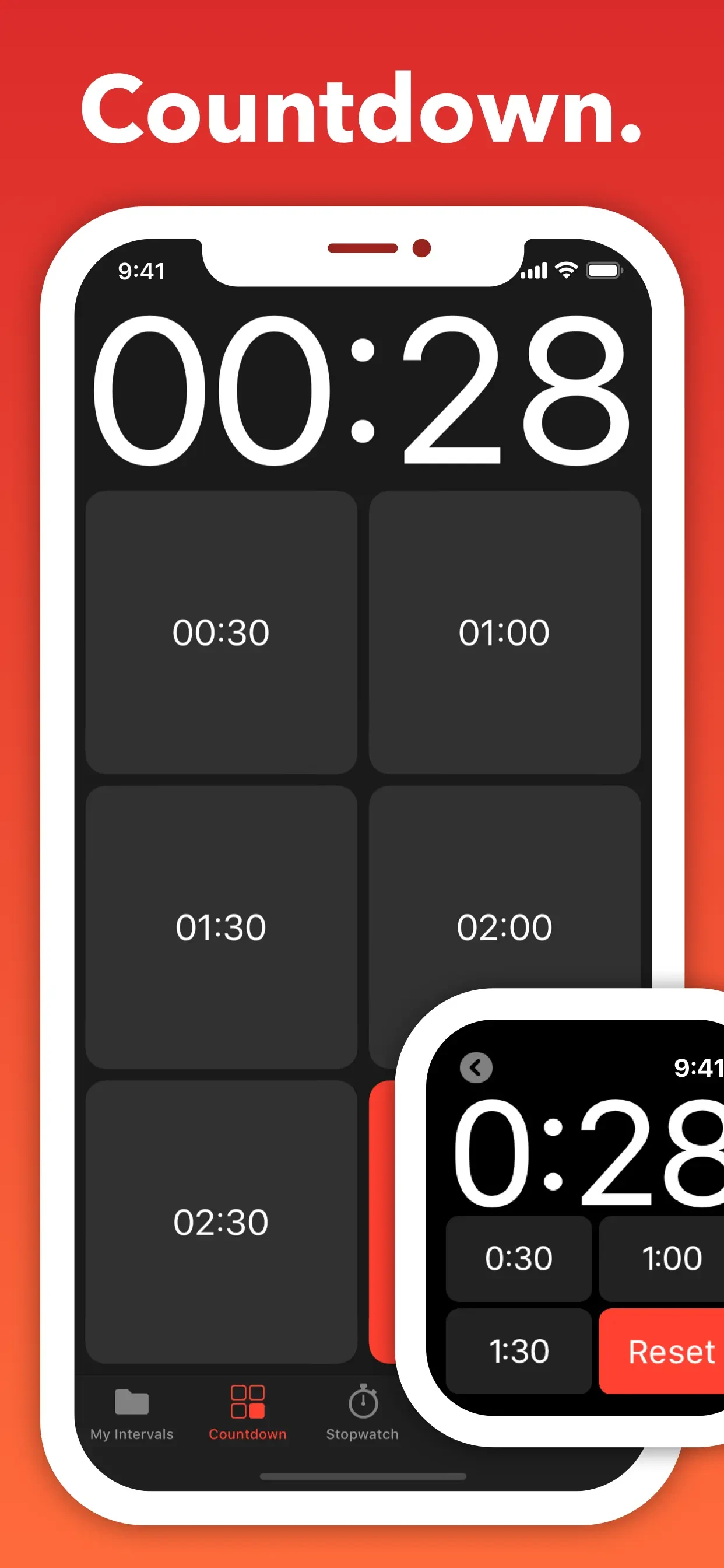 Seconds Pro Interval Timer app store screenshot 3 — Health & Fitness (iOS)