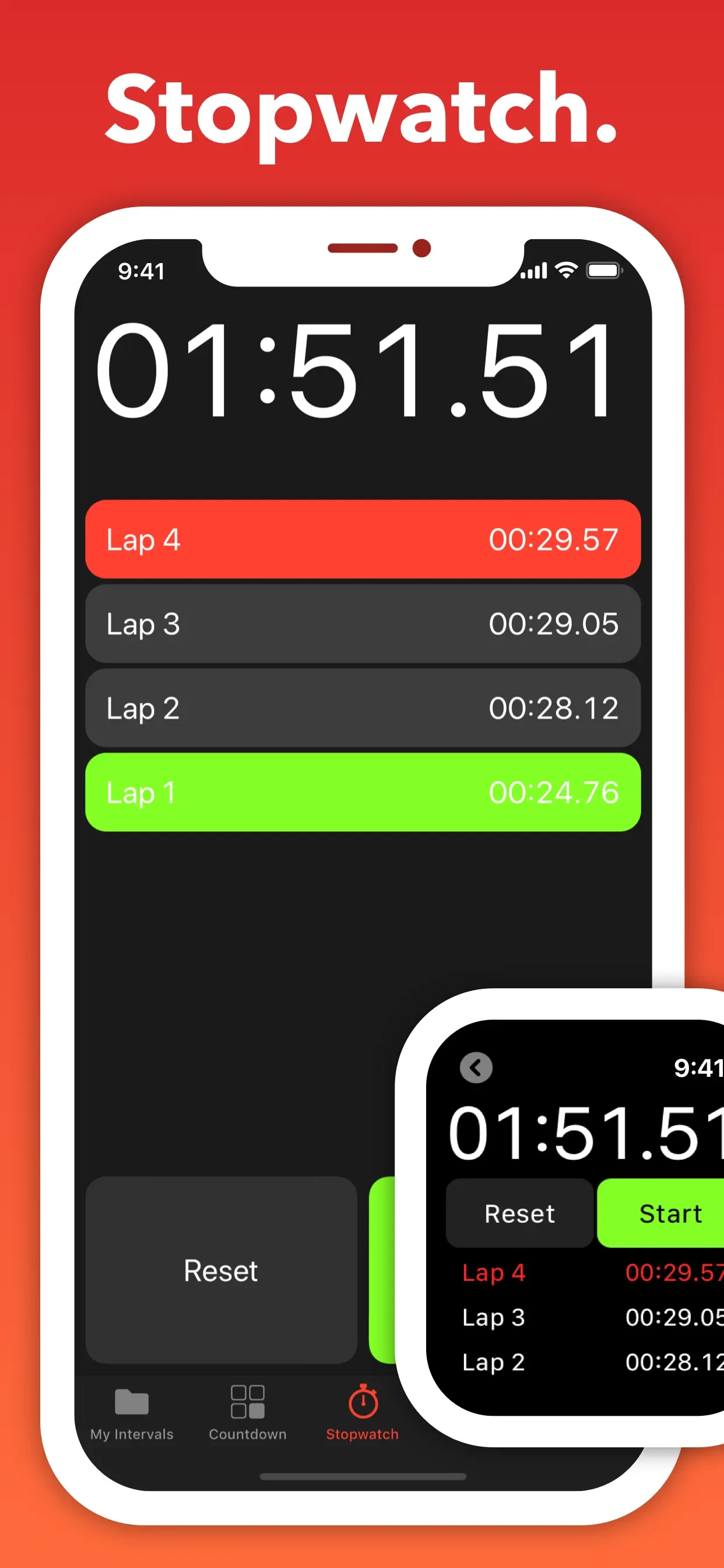 Seconds Pro Interval Timer app store screenshot 4 — Health & Fitness (iOS)