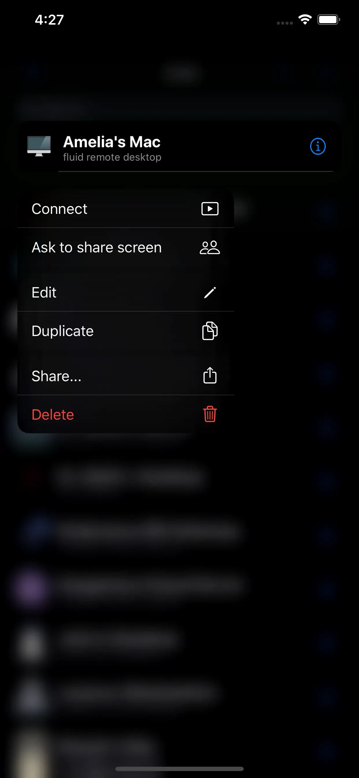 Jump Desktop (RDP, VNC, Fluid) app store screenshot 3 — Business (iOS)