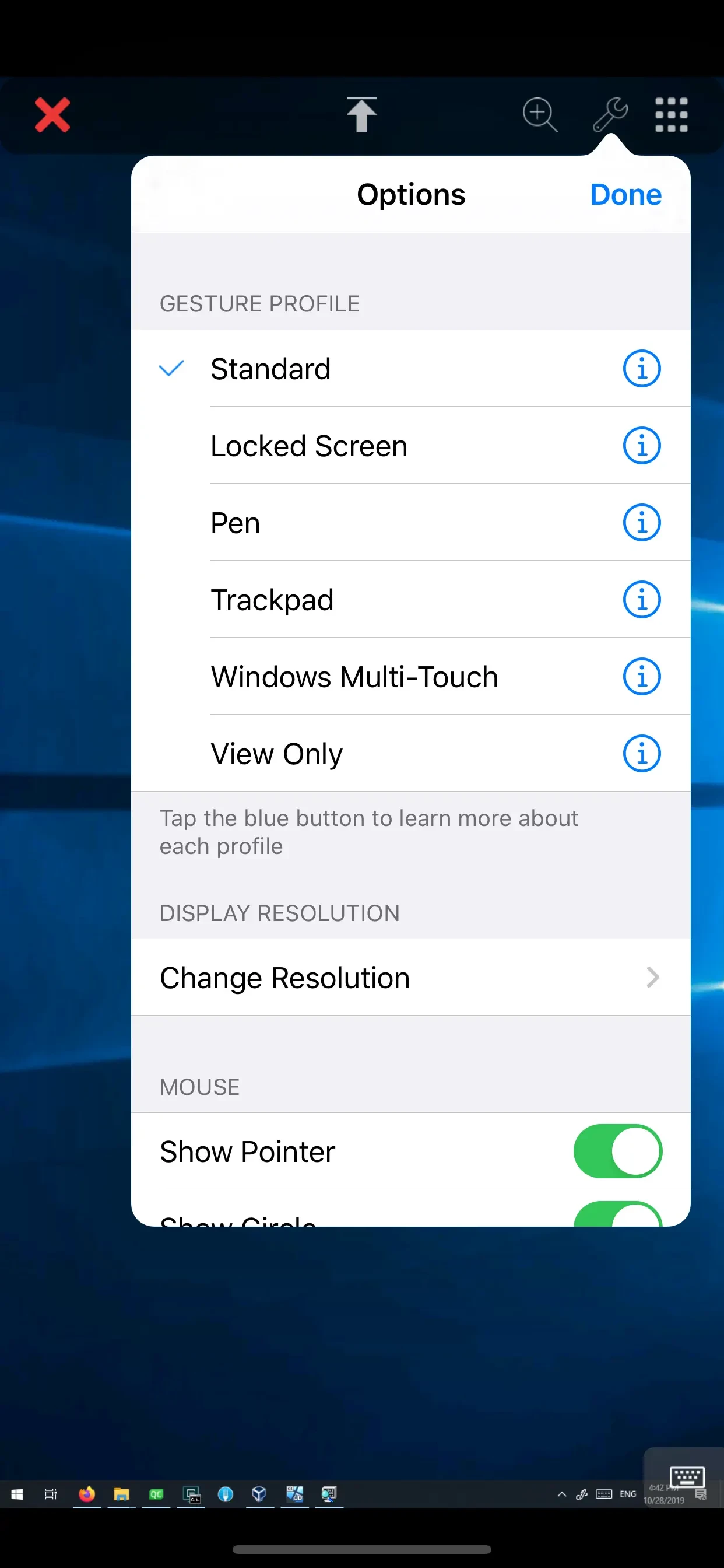 Jump Desktop (RDP, VNC, Fluid) app store screenshot 8 — Business (iOS)