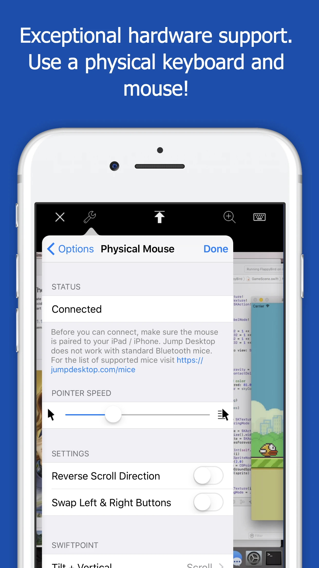 Jump Desktop (RDP, VNC, Fluid) app store screenshot 3 — Business (iOS)