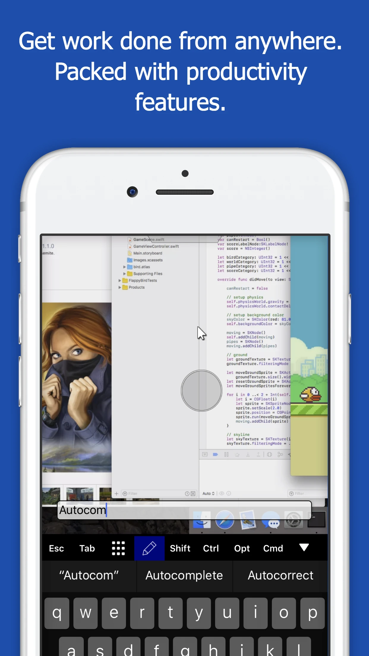 Jump Desktop (RDP, VNC, Fluid) app store screenshot 4 — Business (iOS)