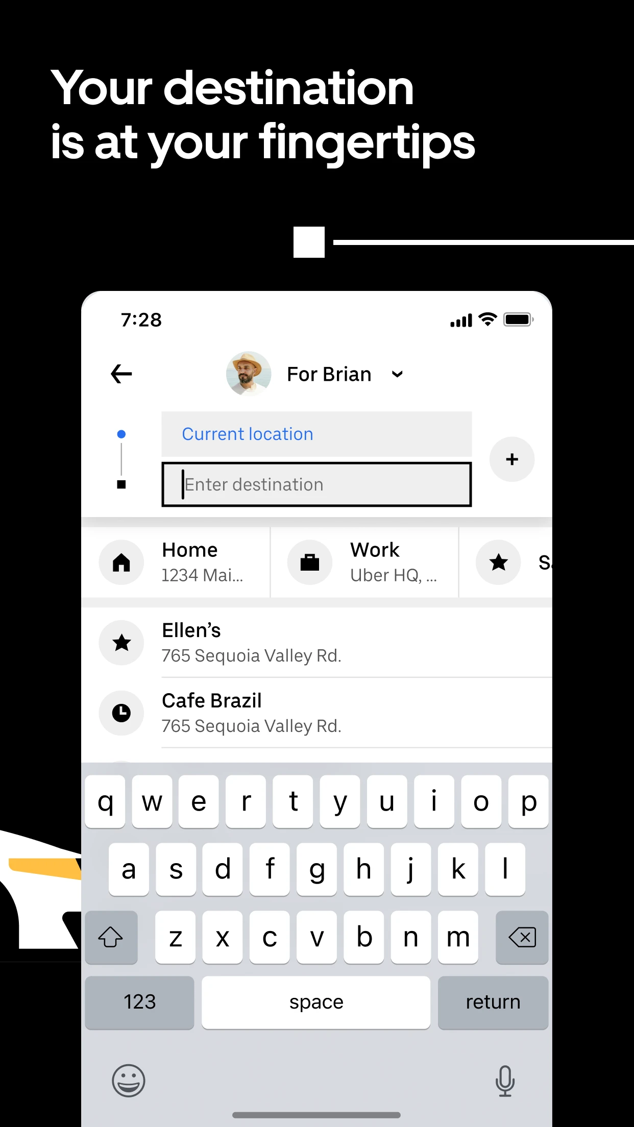 Uber - Request a ride app store screenshot 3 — Travel (iOS)
