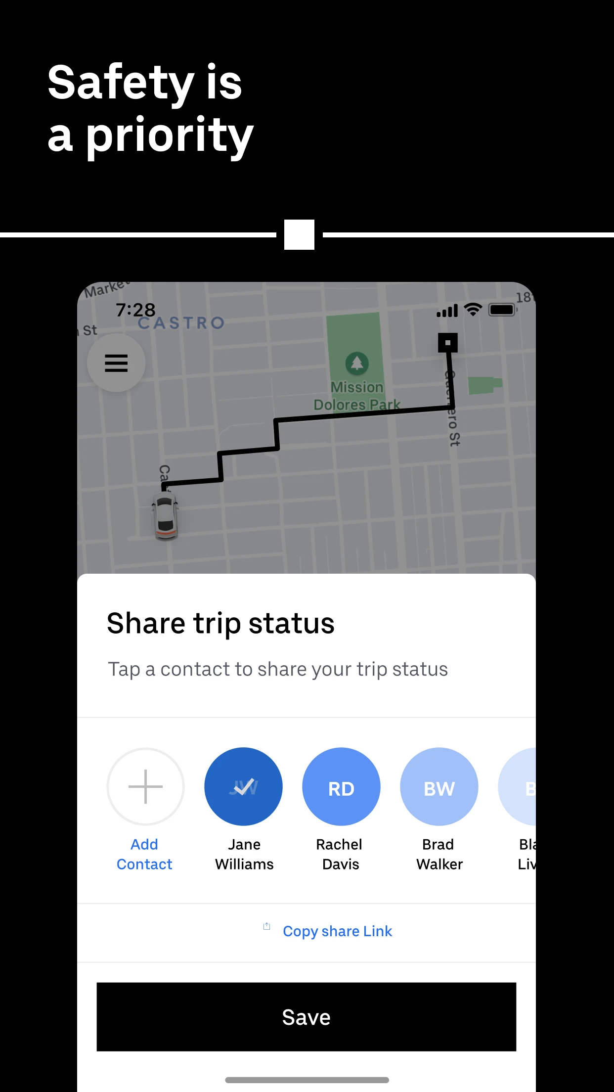 Uber - Request a ride app store screenshot 7 — Travel (iOS)