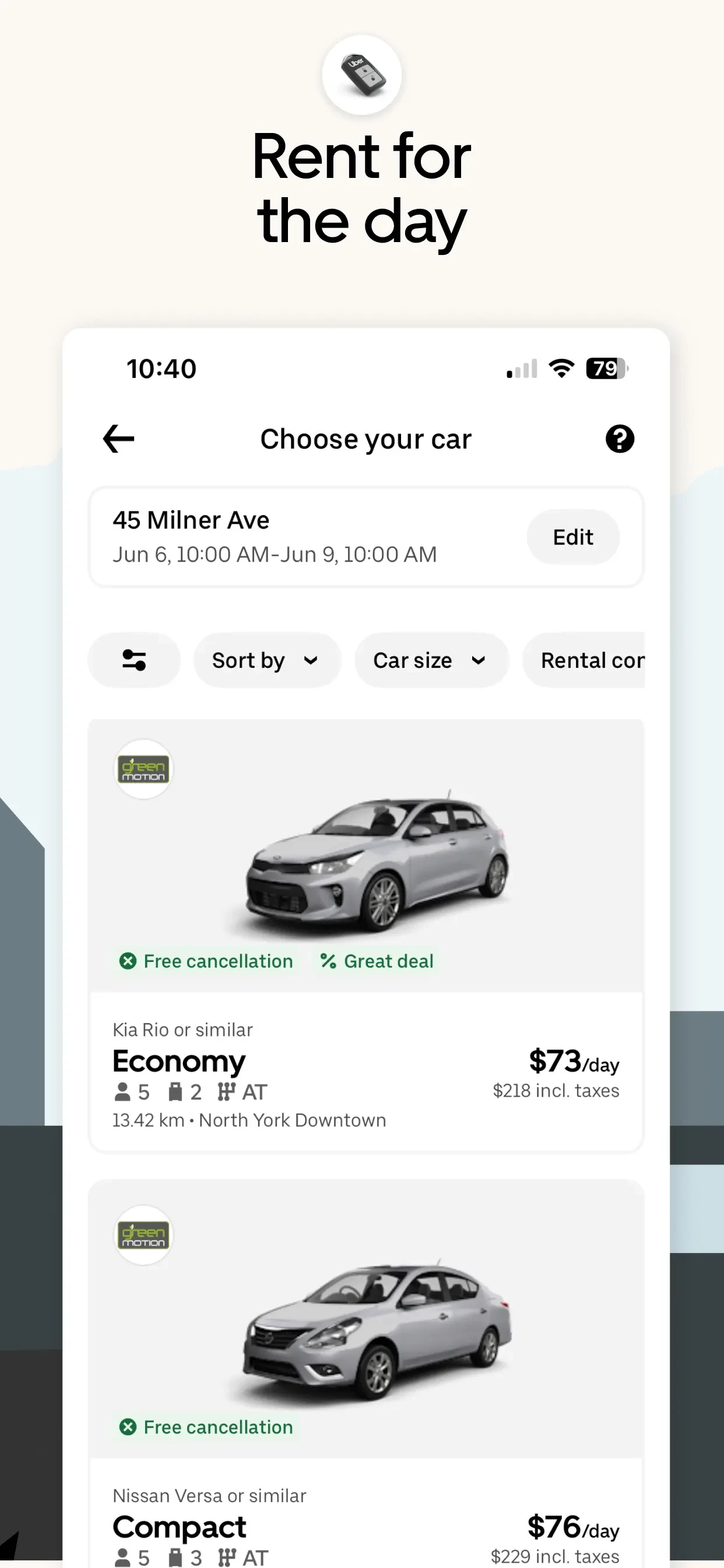 Uber - Request a ride app store screenshot 6 — Travel (iOS)