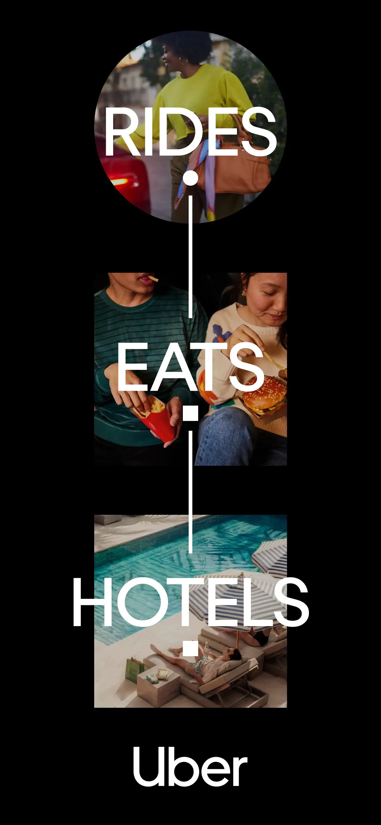 Uber - Rides, Eats, Hotels app store screenshot 1 — Travel (iOS)