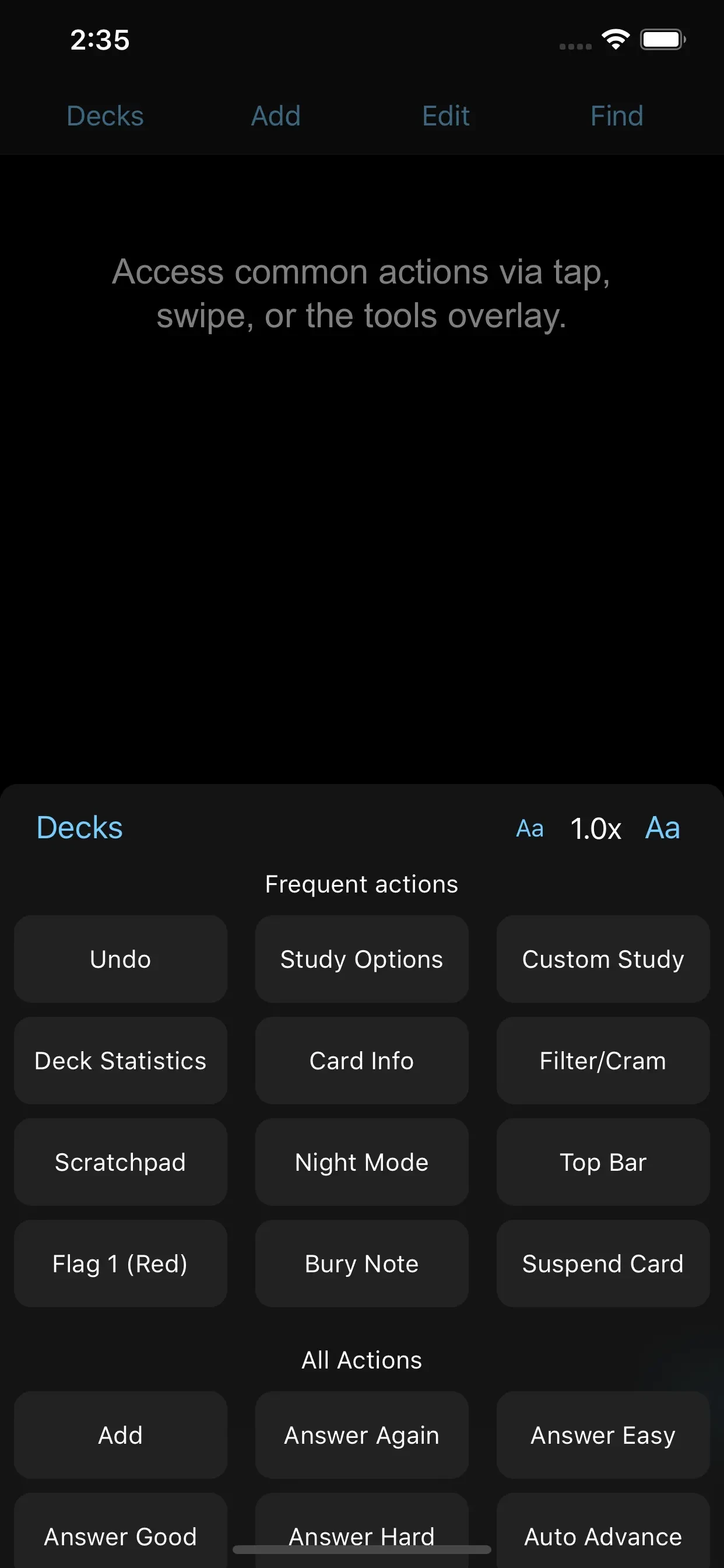 AnkiMobile Flashcards app store screenshot 4 — Education (iOS)