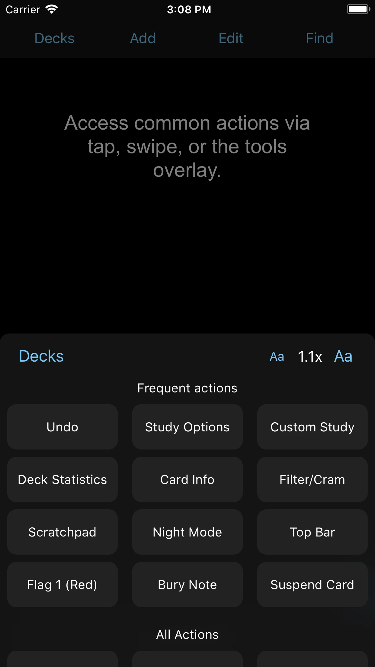 AnkiMobile Flashcards app store screenshot 4 — Education (iOS)