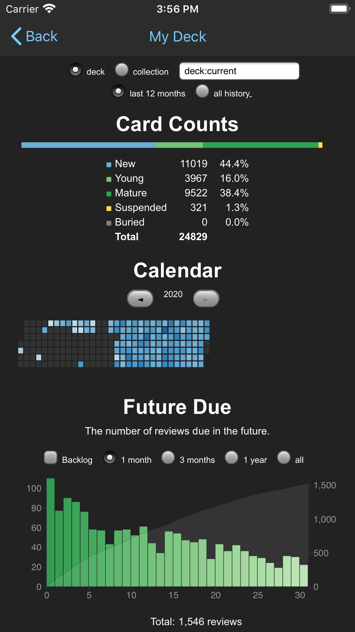 AnkiMobile Flashcards app store screenshot 5 — Education (iOS)