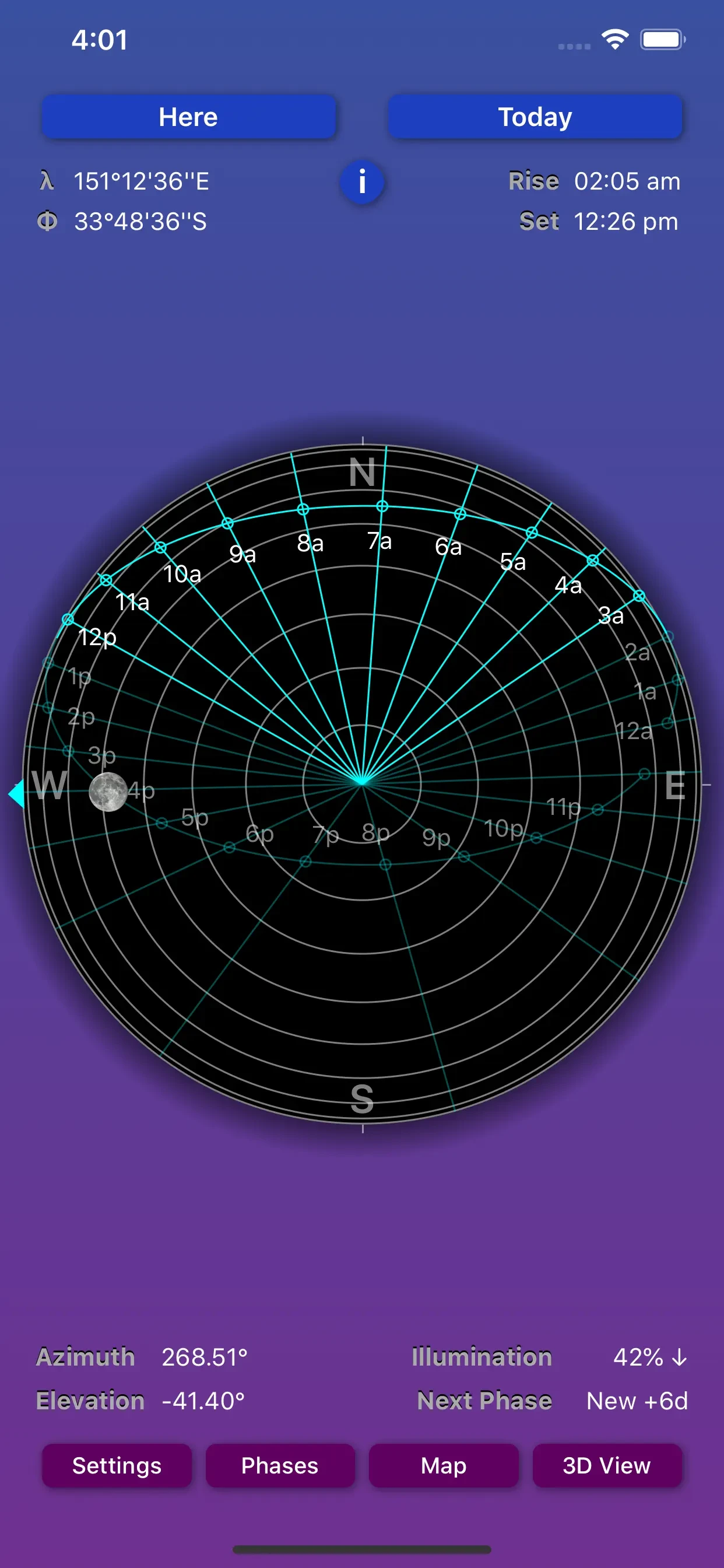 Moon Seeker app store screenshot 1 — Unknown (iOS)