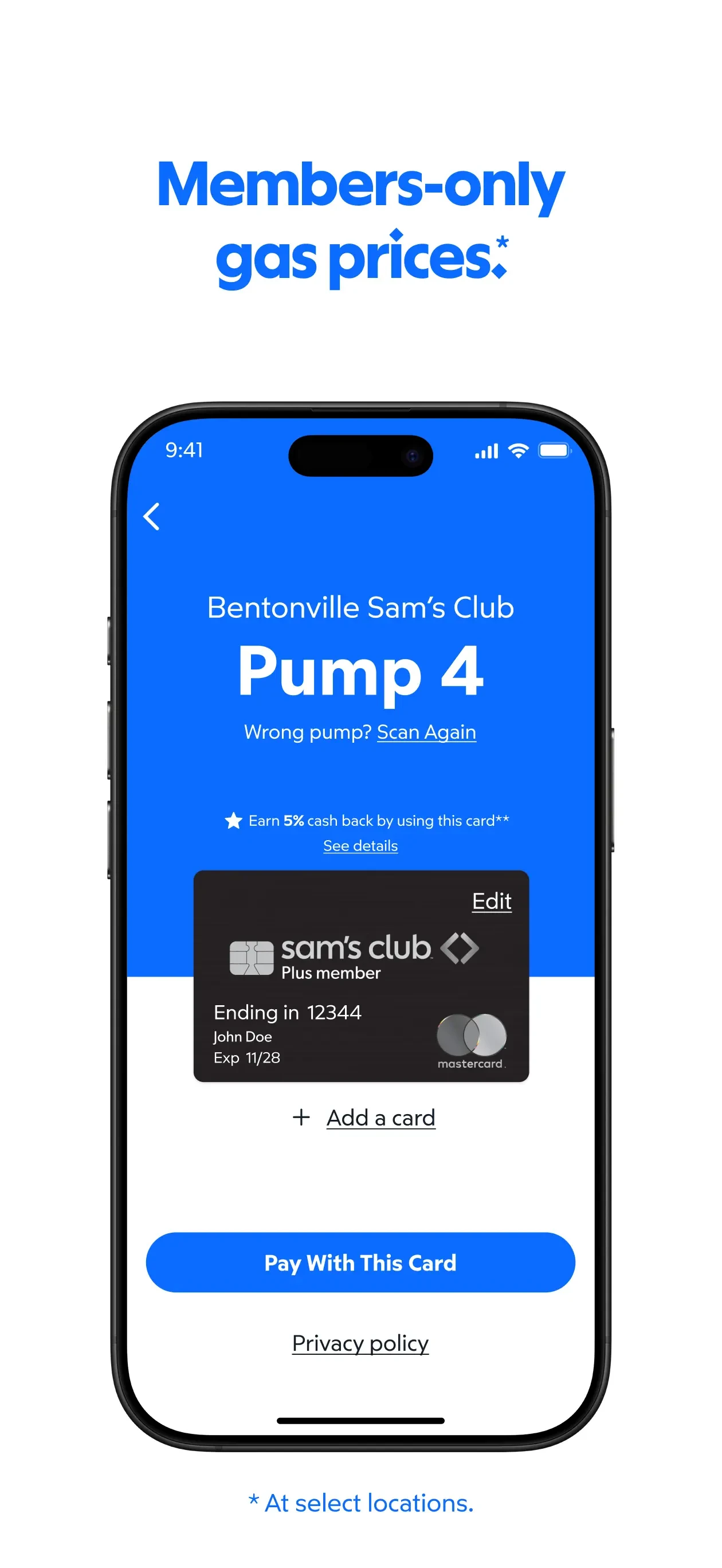 Sam's Club Shopping & Delivery app store screenshot 4 — Unknown (iOS)