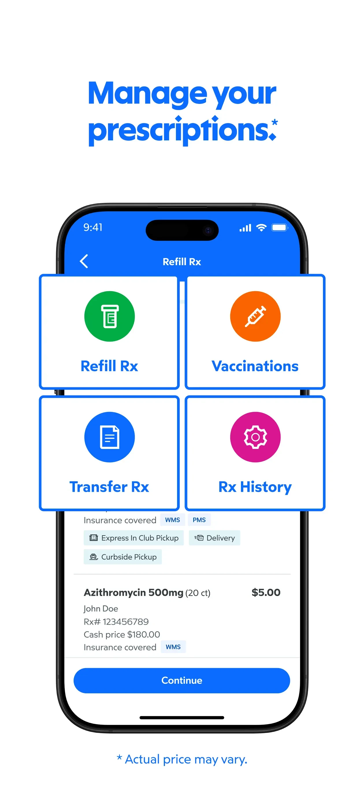 Sam's Club Shopping & Delivery app store screenshot 9 — Unknown (iOS)