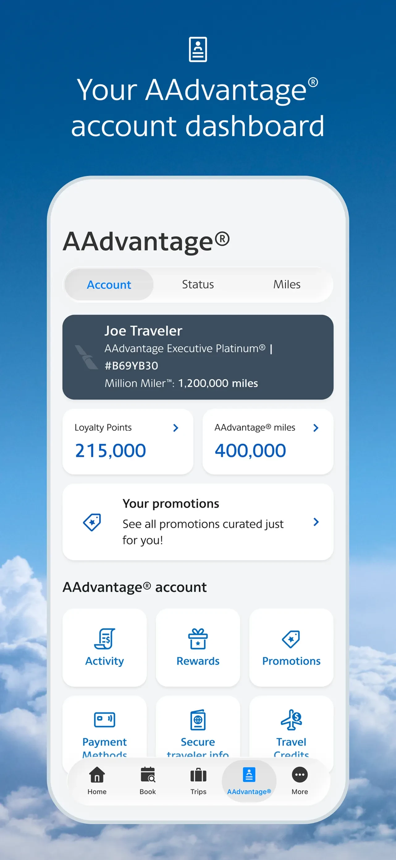 American Airlines app store screenshot 5 — Travel (iOS)