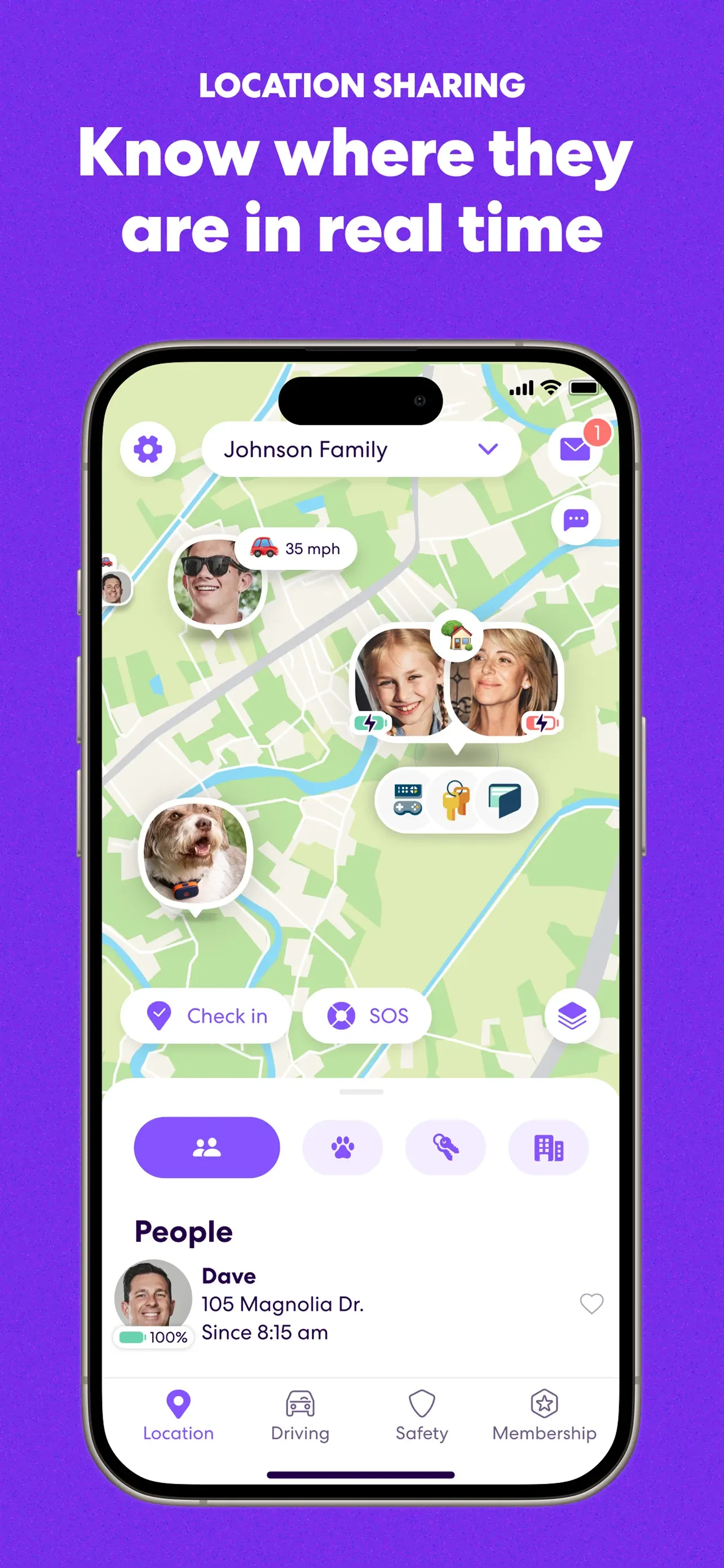 Life360: Stay Connected & Safe app store screenshot 1 — Social Networking (iOS)