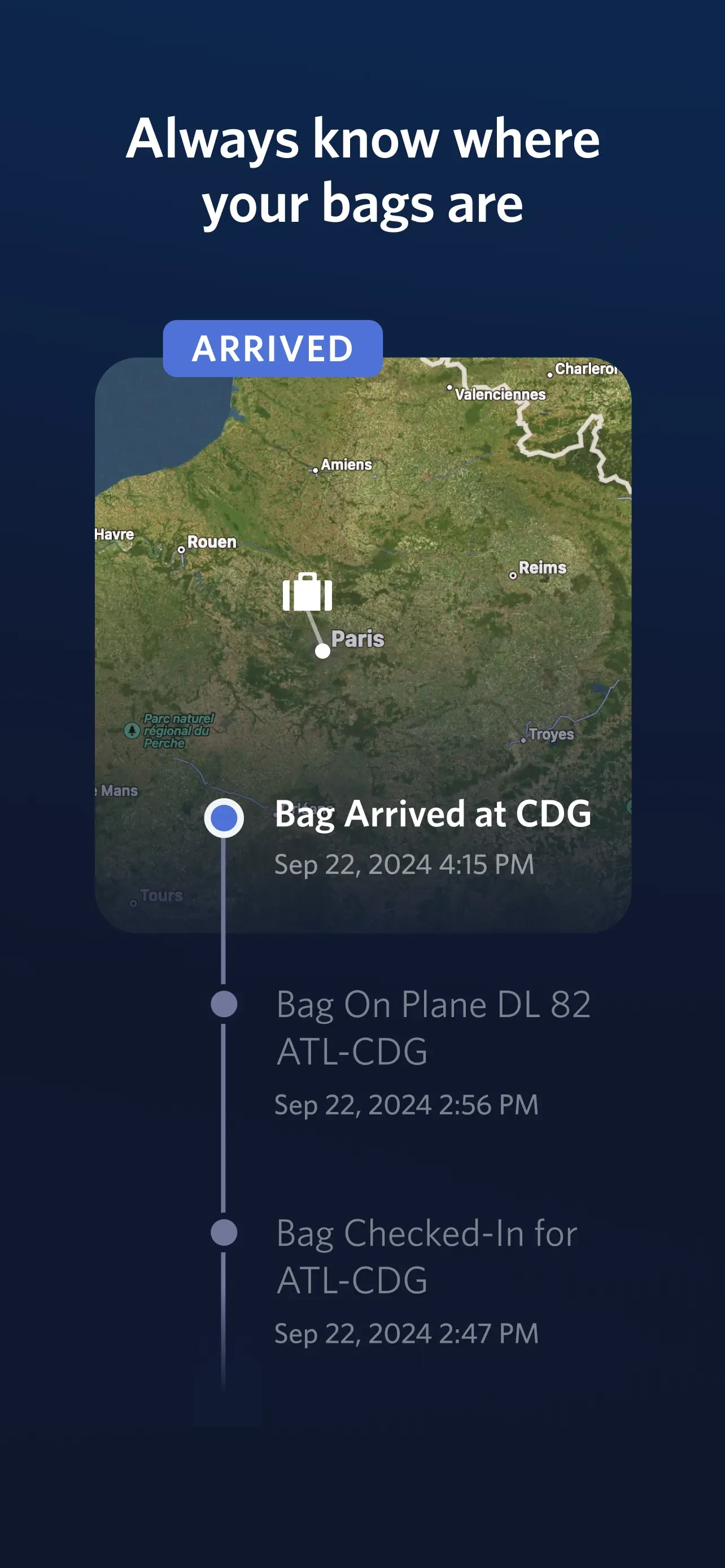 Fly Delta app store screenshot 9 — Travel (iOS)
