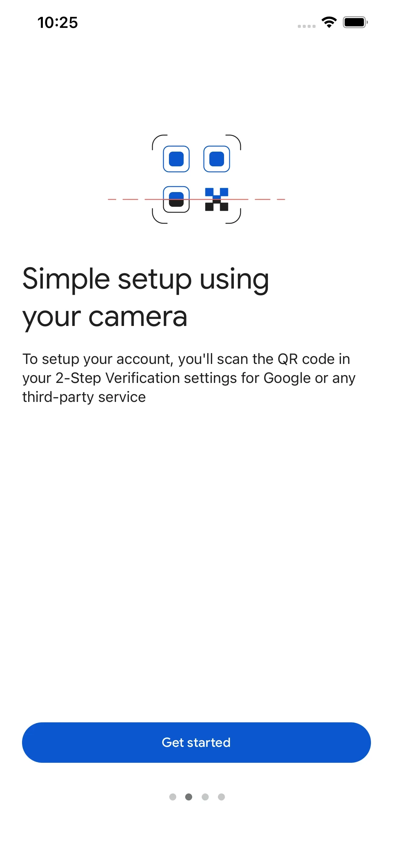 Google Authenticator app store screenshot 2 — Utilities (iOS)