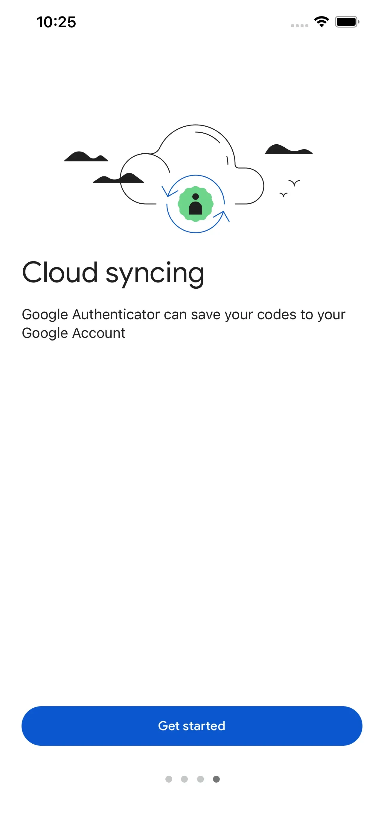 Google Authenticator app store screenshot 3 — Utilities (iOS)