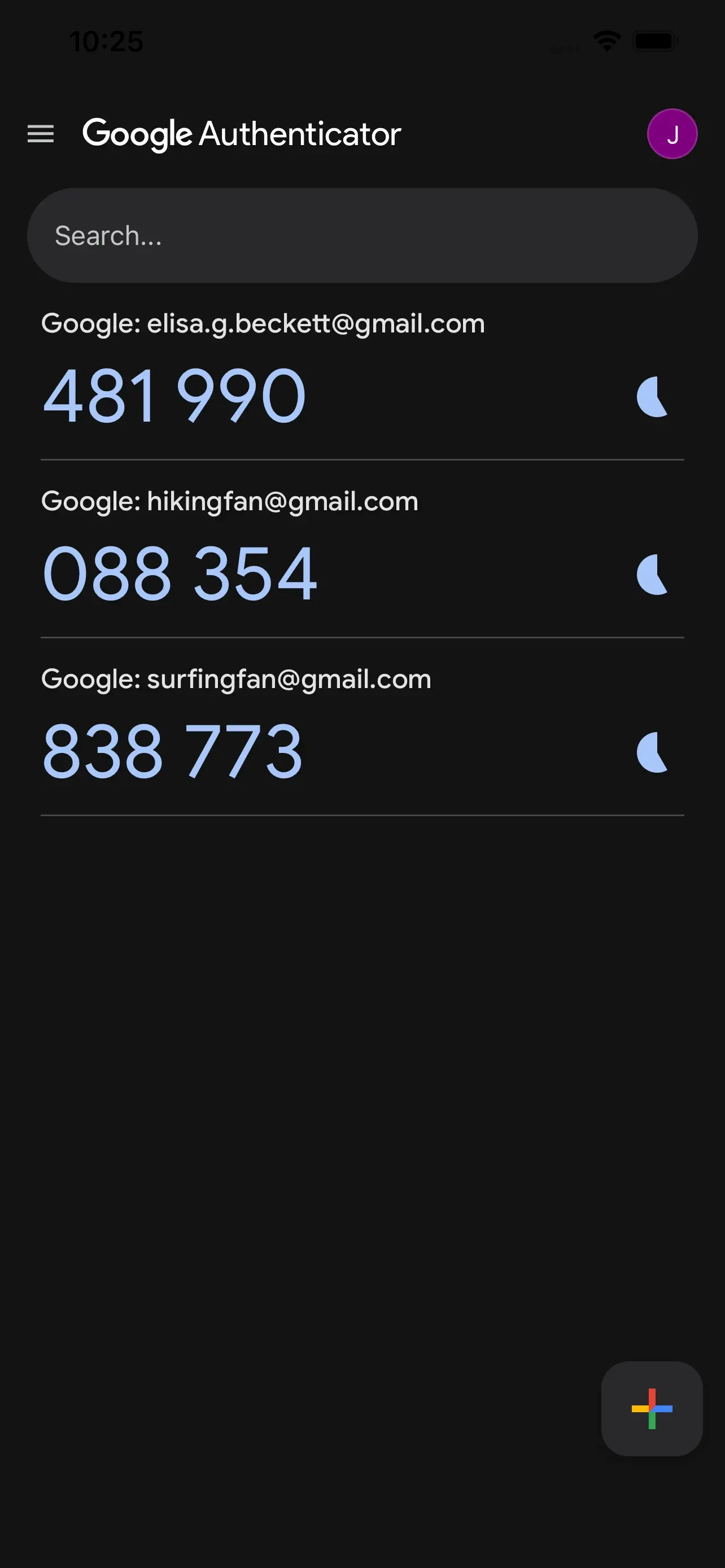 Google Authenticator app store screenshot 6 — Utilities (iOS)