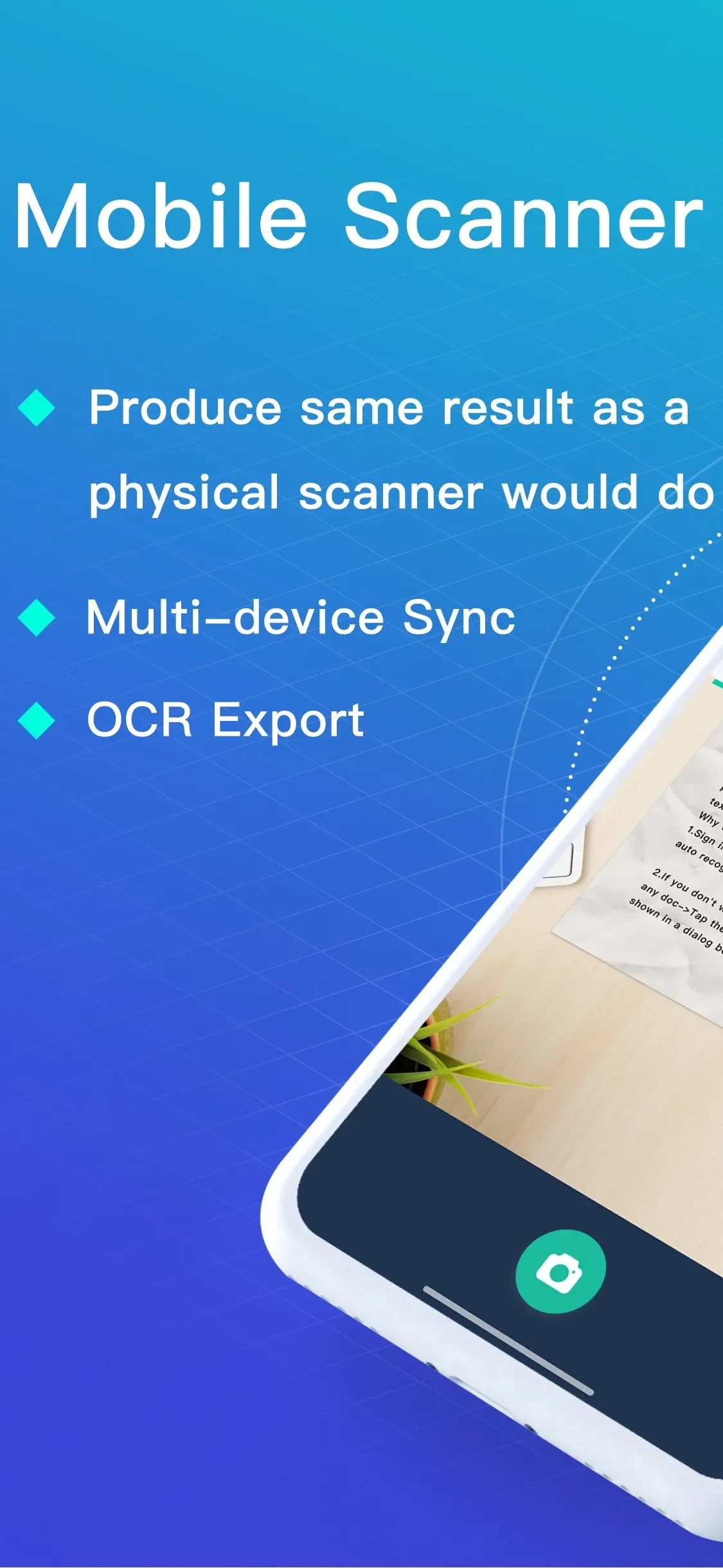 CamScanner + | OCR Scanner app store screenshot 1 — Unknown (iOS)