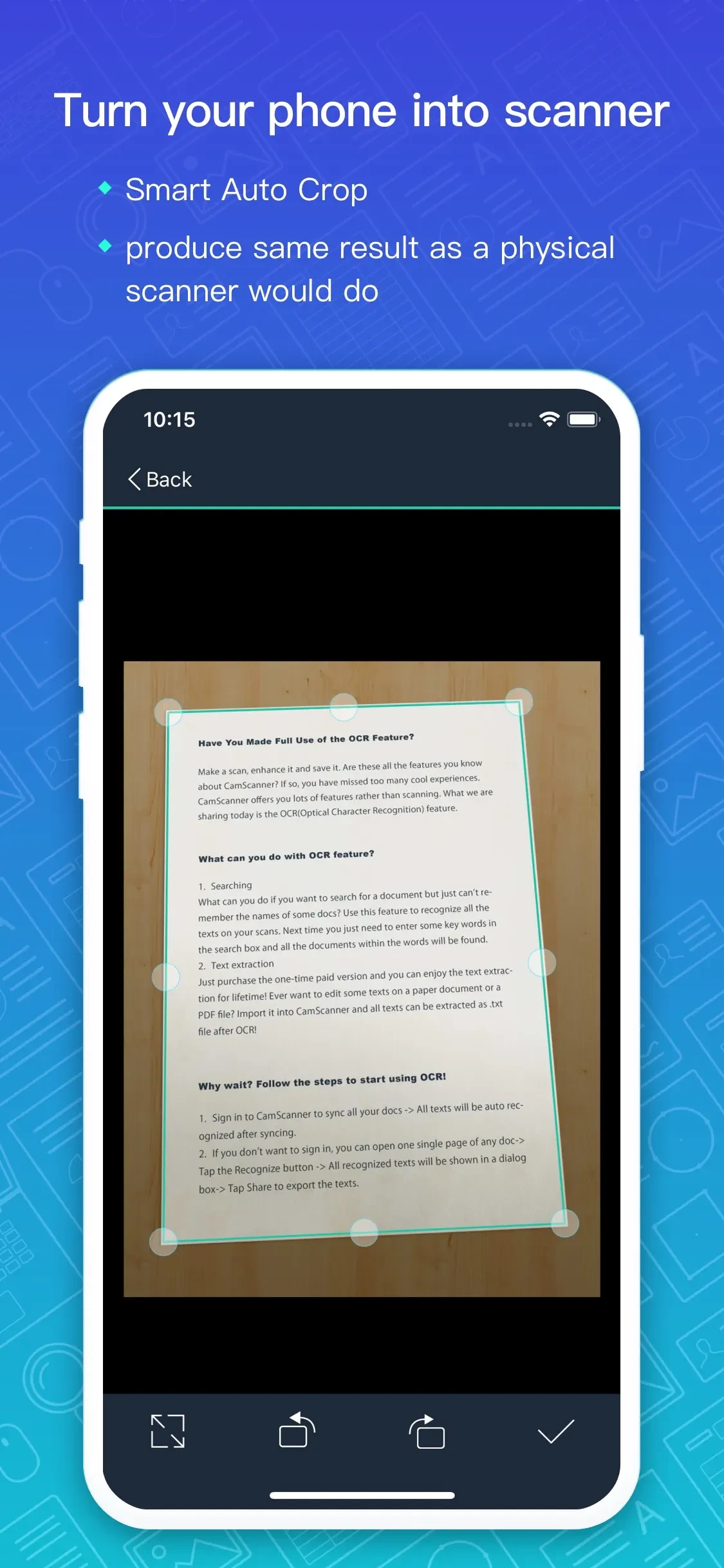 CamScanner + | OCR Scanner app store screenshot 4 — Unknown (iOS)