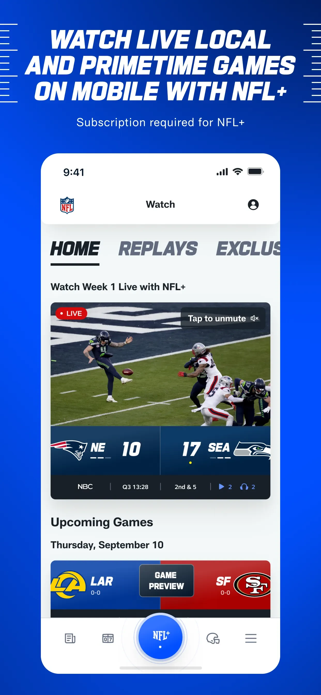 NFL app store screenshot 2 — Unknown (iOS)